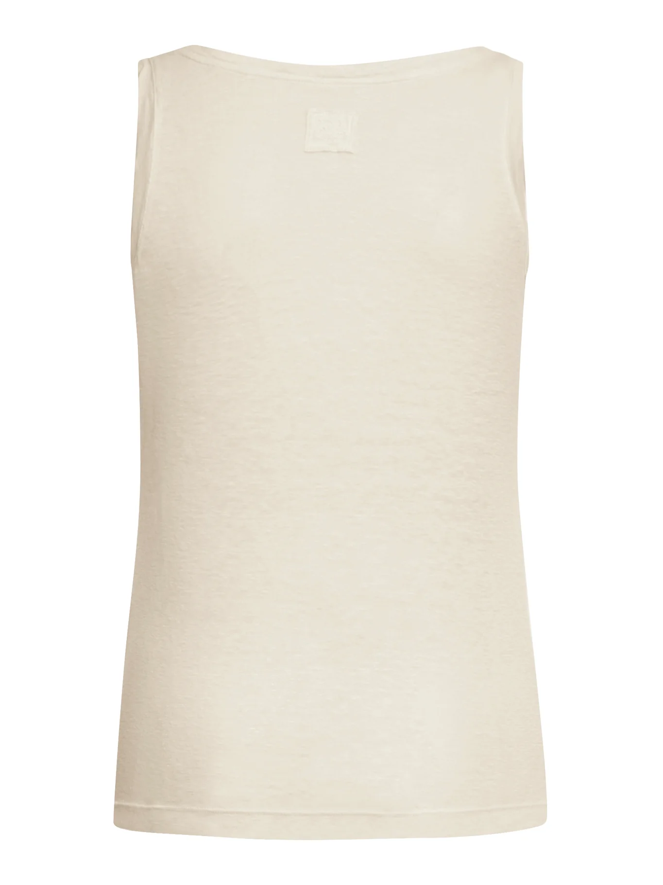LINEN TOP WITH DEEP NECKLINE - Image 2