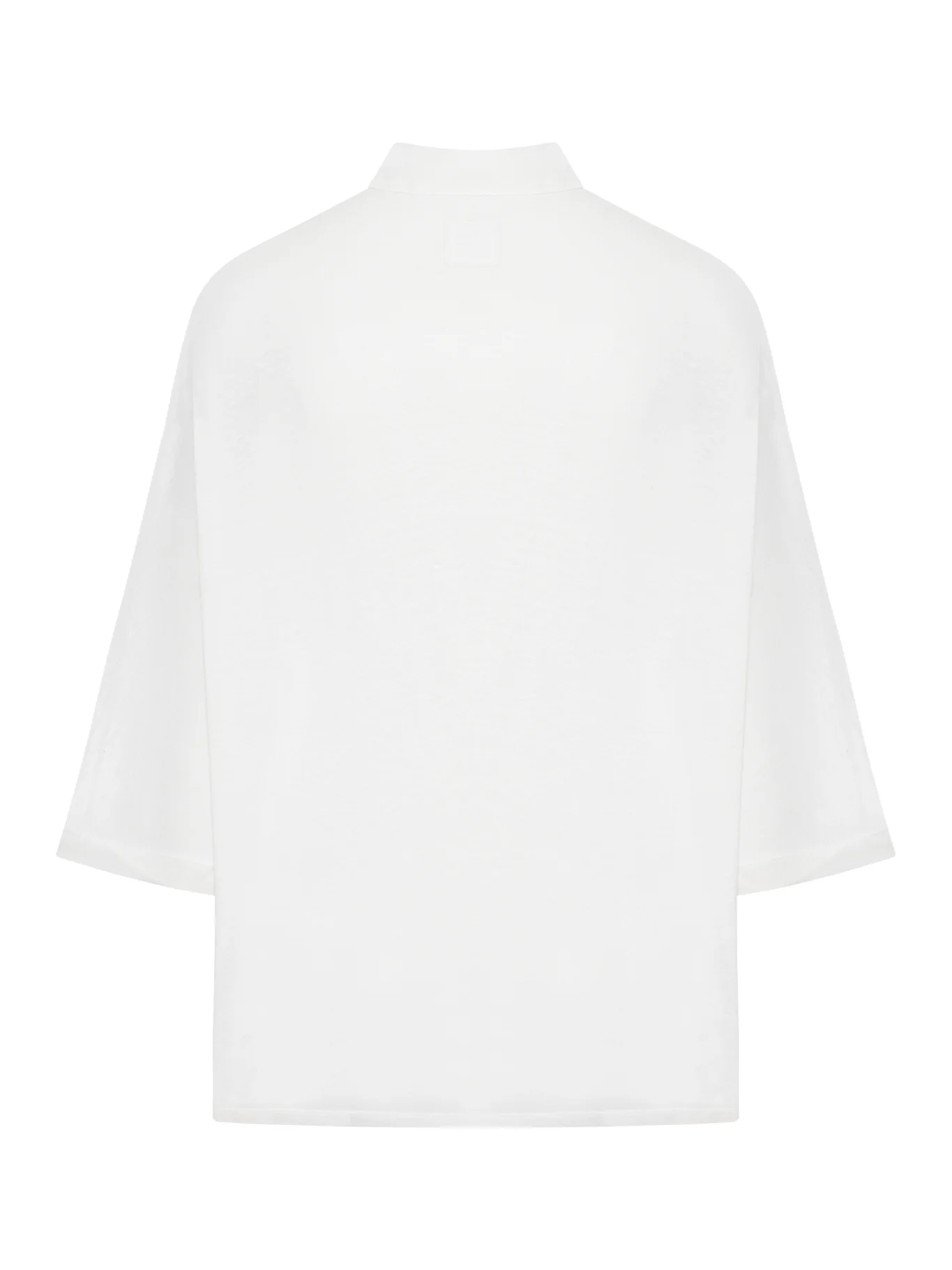 OVERSIZED LINEN SHIRT WITH THREE-QUARTER SLEEVES - Image 2