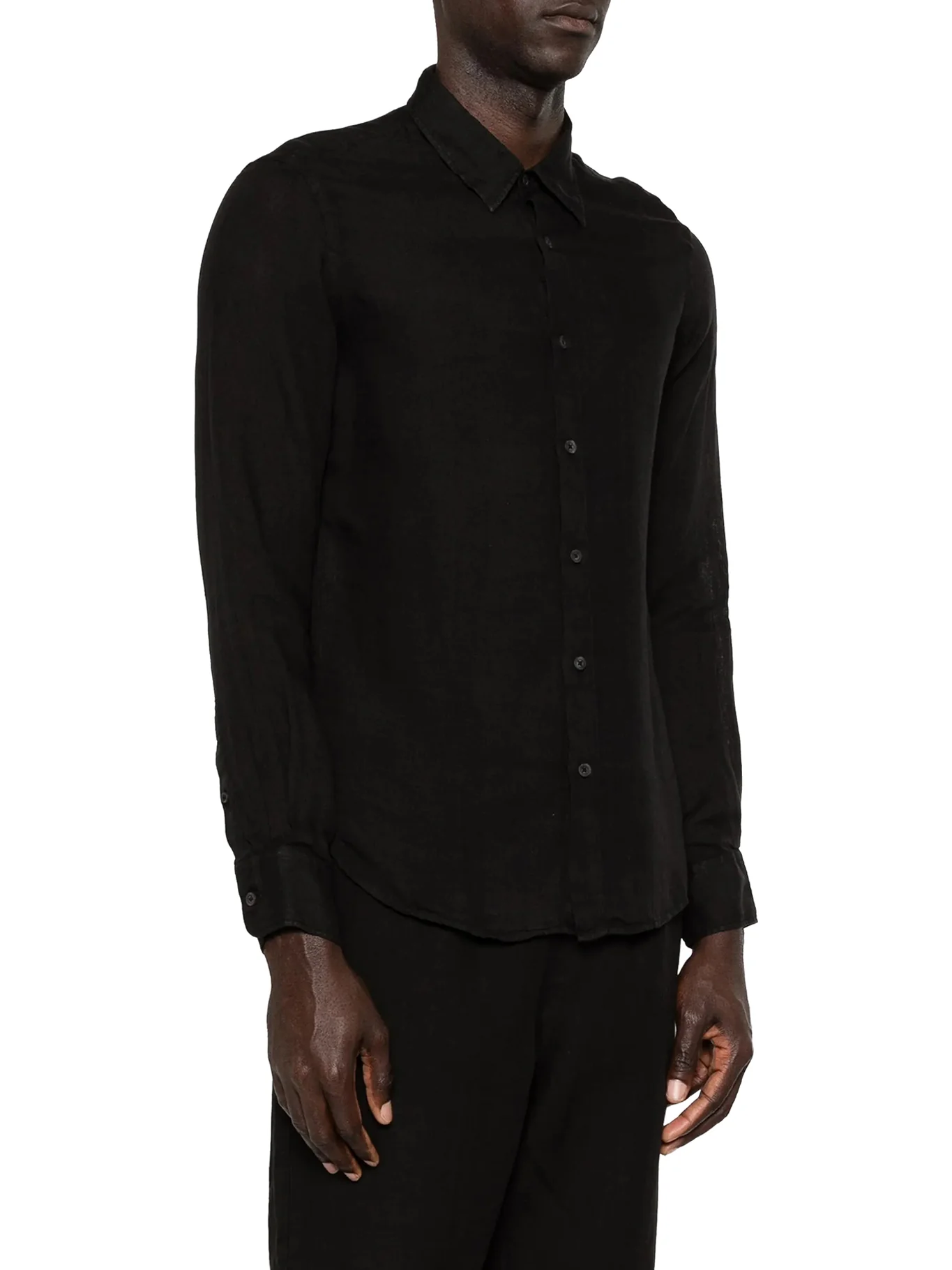 REGULAR FIT LINEN SHIRT - Image 3