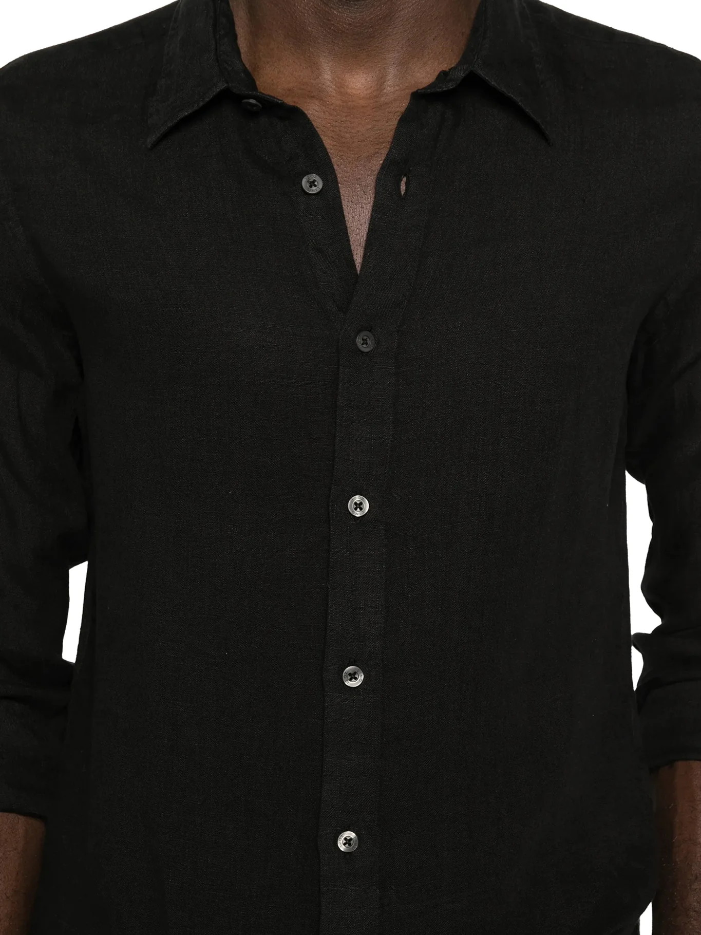 REGULAR FIT LINEN SHIRT - Image 5