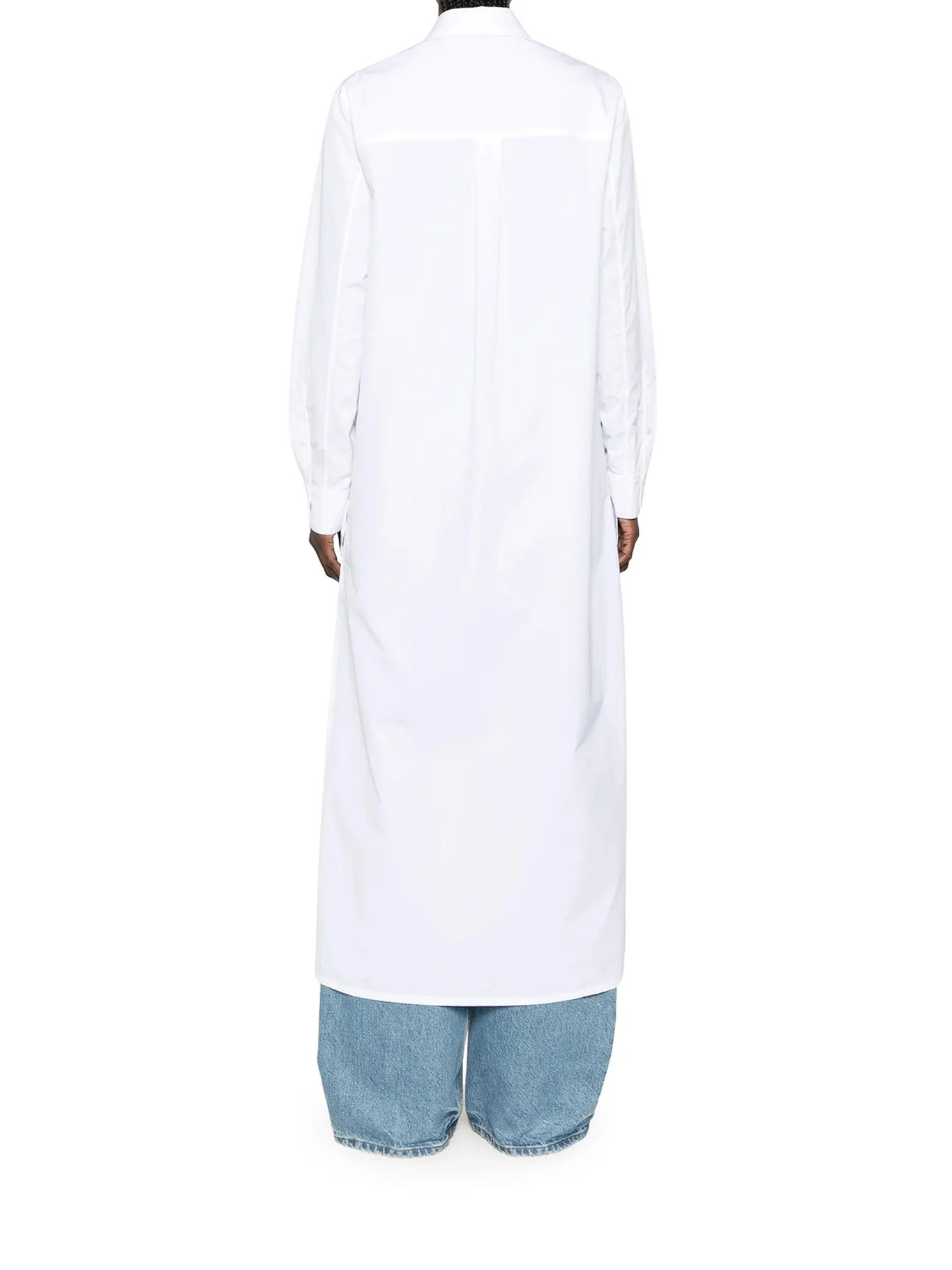 ASYMMETRIC COTTON POPLIN SHIRT - Image 3