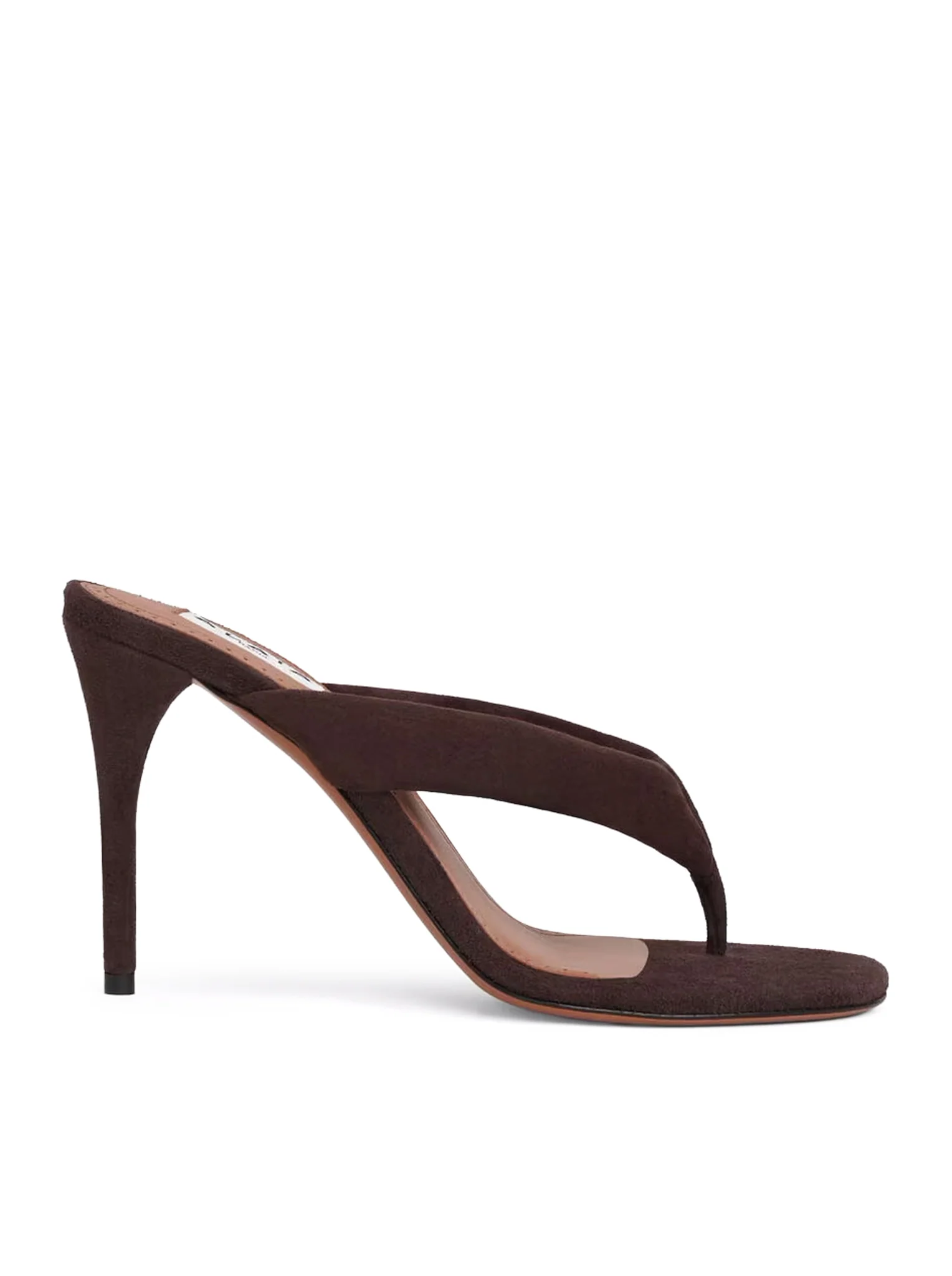 SUEDE HEEL SANDALS