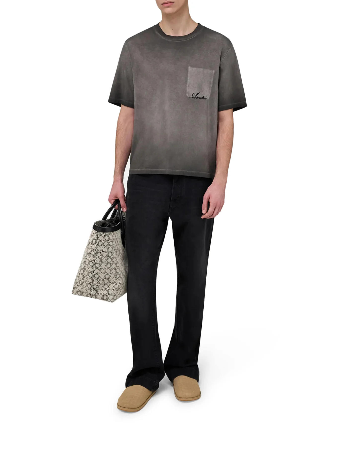 COTTON T-SHIRT WITH FRONT LOGO - Image 2