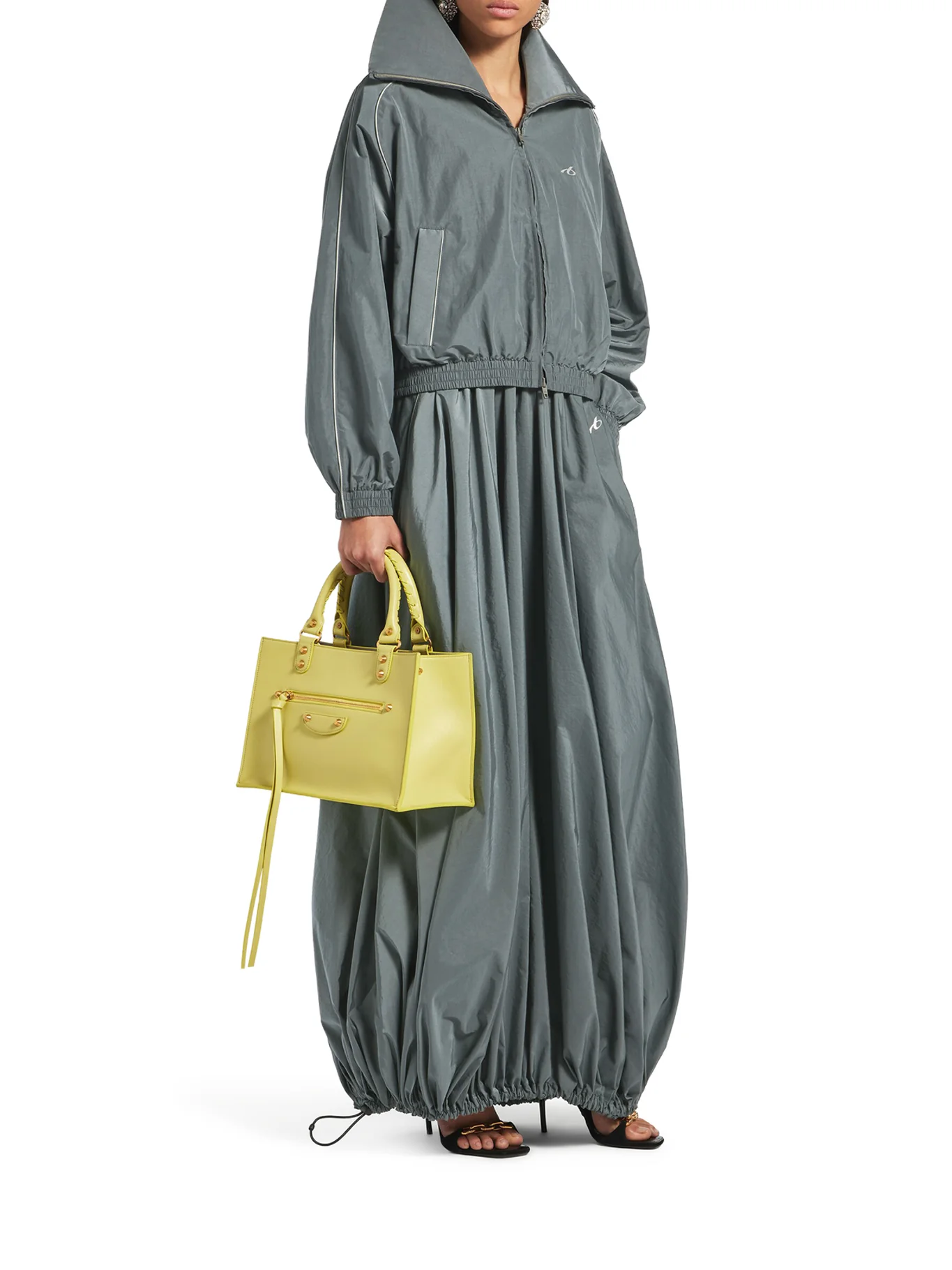 BODIES HIGH NECK JACKET IN TECHNICAL COTTON POPLIN - Image 2