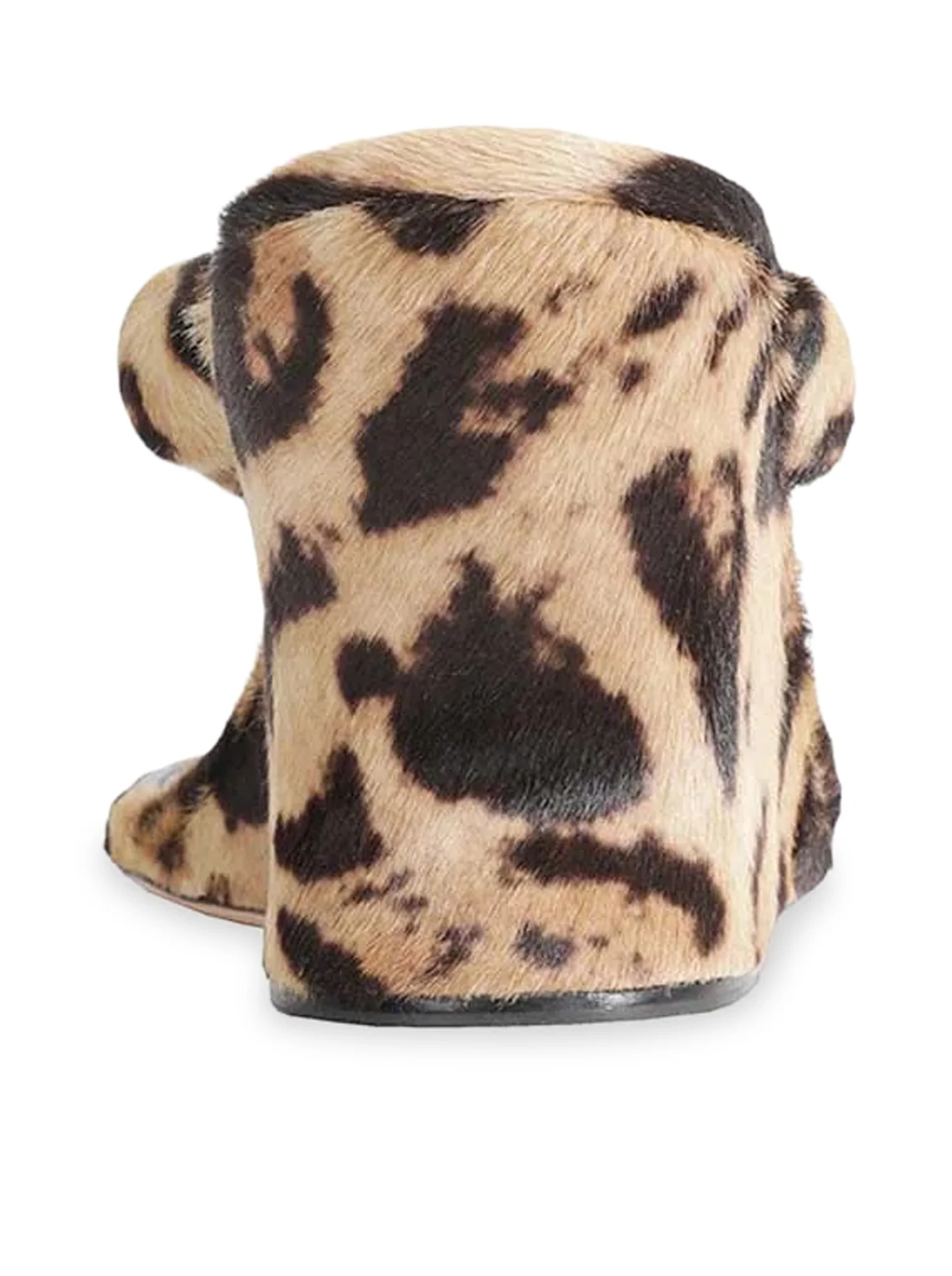 GAETA WEDGE THONG SANDAL IN OCELOT-PRINT CALF HAIR - Image 3