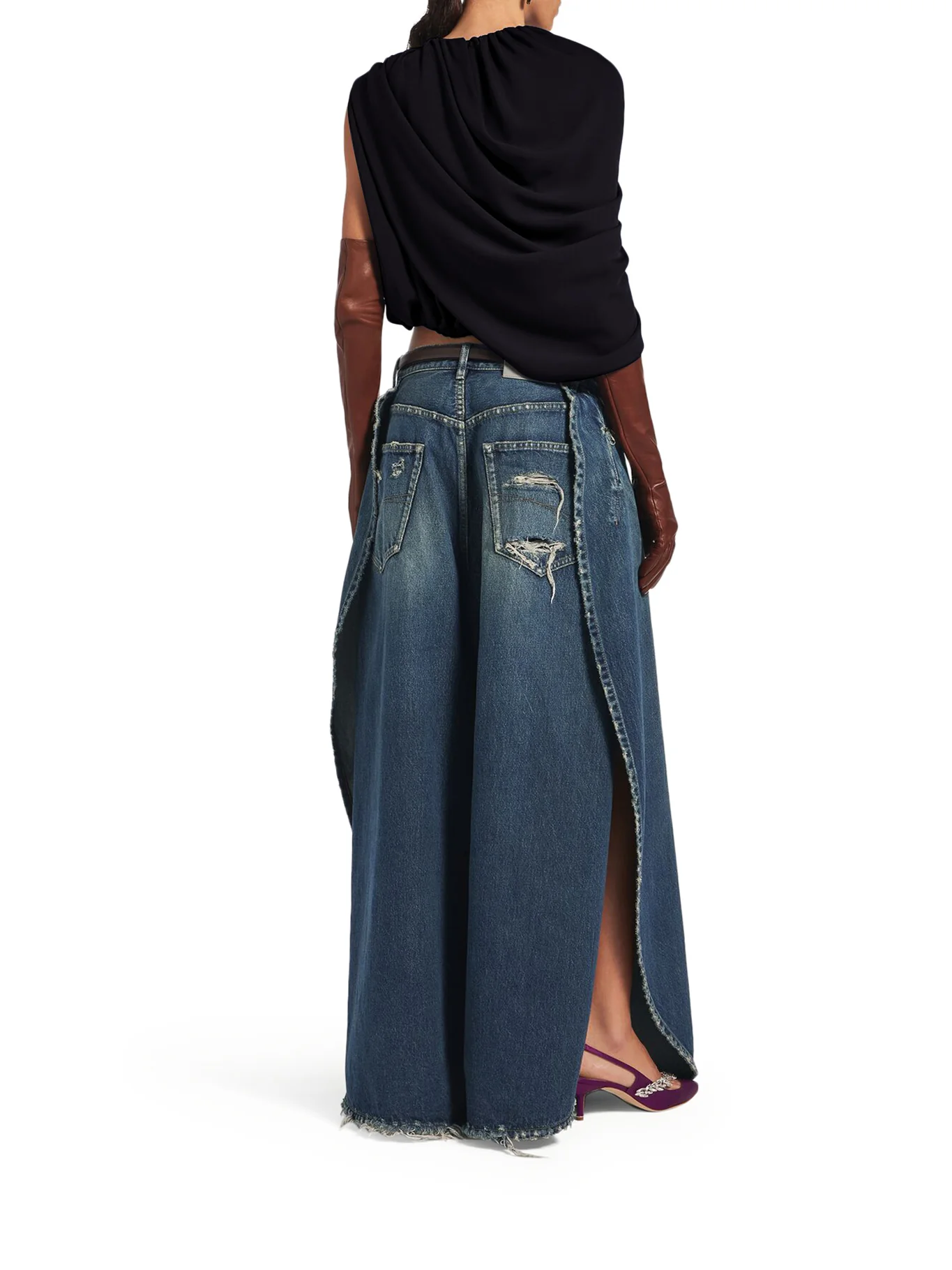 SILK CADY CAPE TOP - Image 4