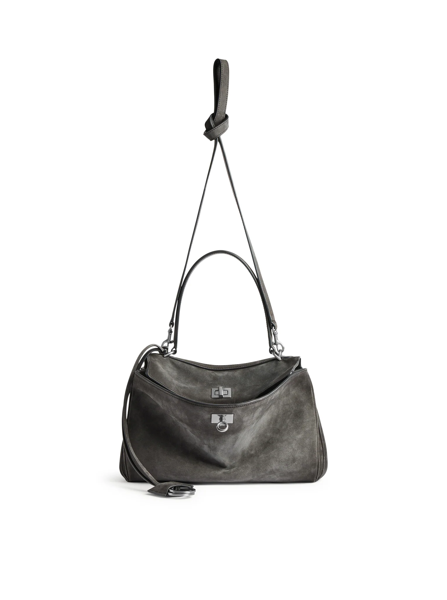 SMALL RODEO BAG IN WAXED SUEDE CALFSKIN AND SMOOTH CALFSKIN - Image 7