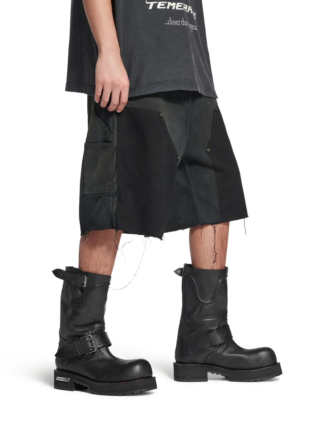 VENOM WORN-OUT LEATHER BOOTS - Image 3