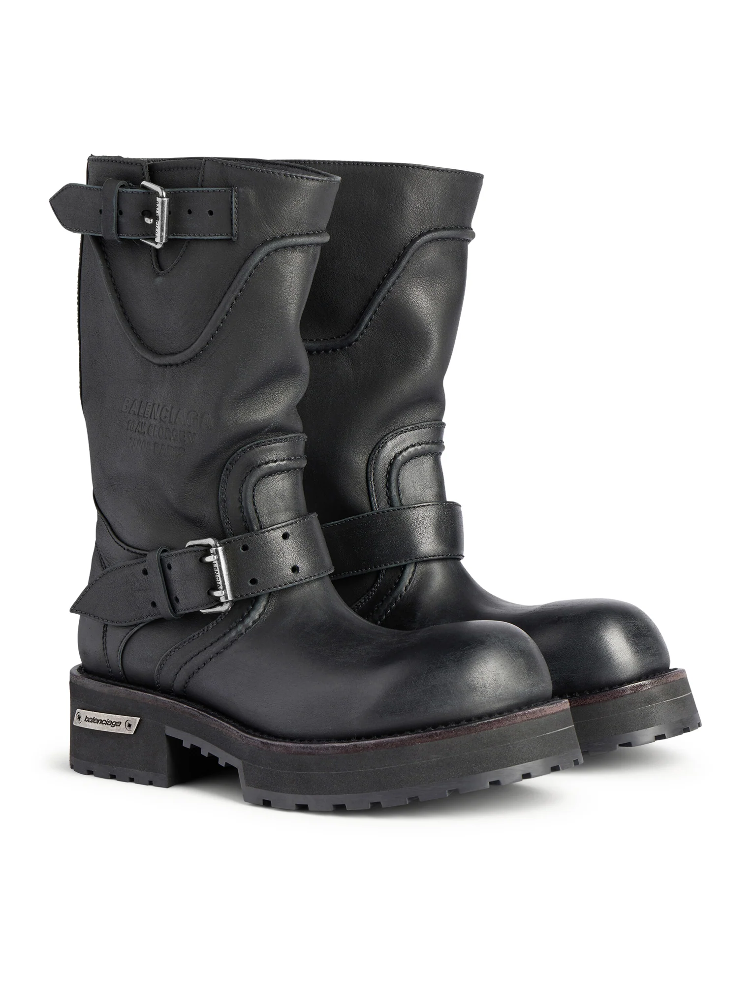VENOM WORN-OUT LEATHER BOOTS - Image 4