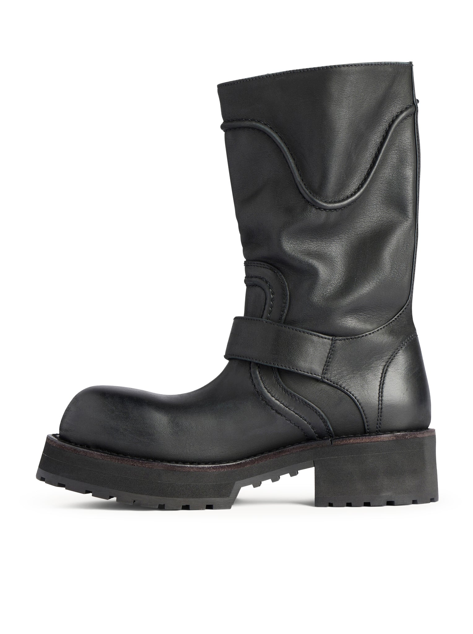 VENOM WORN-OUT LEATHER BOOTS - Image 7