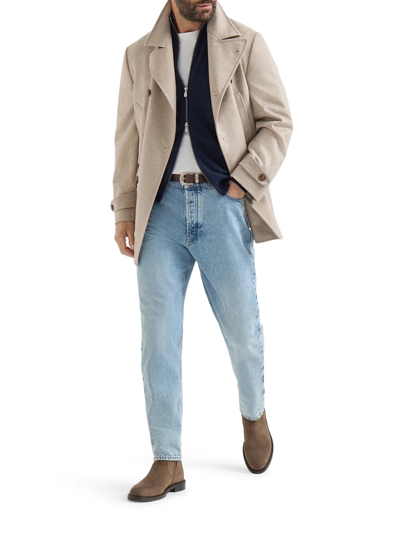 CASHMERE ZIP-UP CARDIGAN - Image 2
