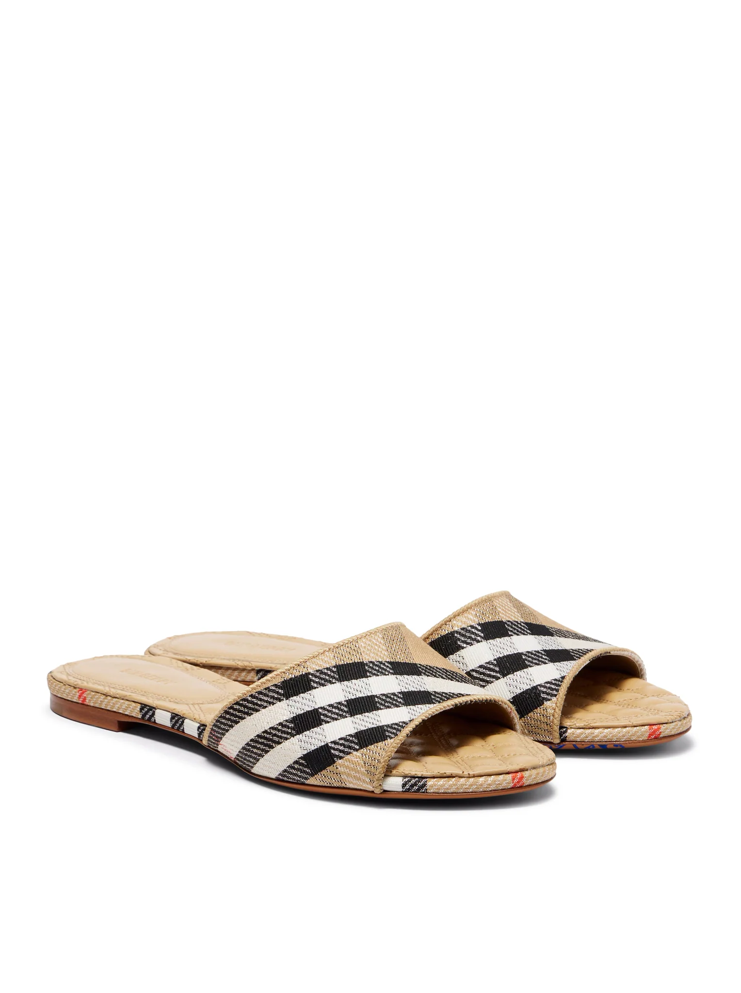 SLOANE CHECK SLIPPERS - Image 2