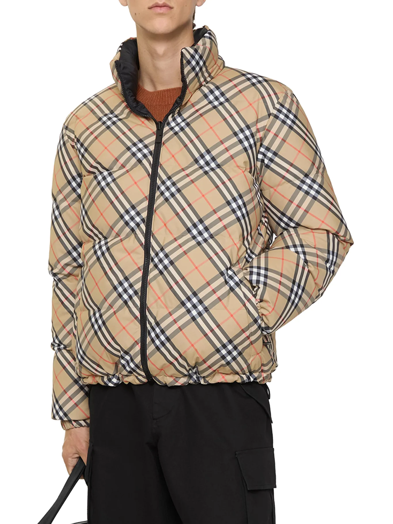 SNOWDON CHECK REVERSIBLE DOWN JACKET - Image 2