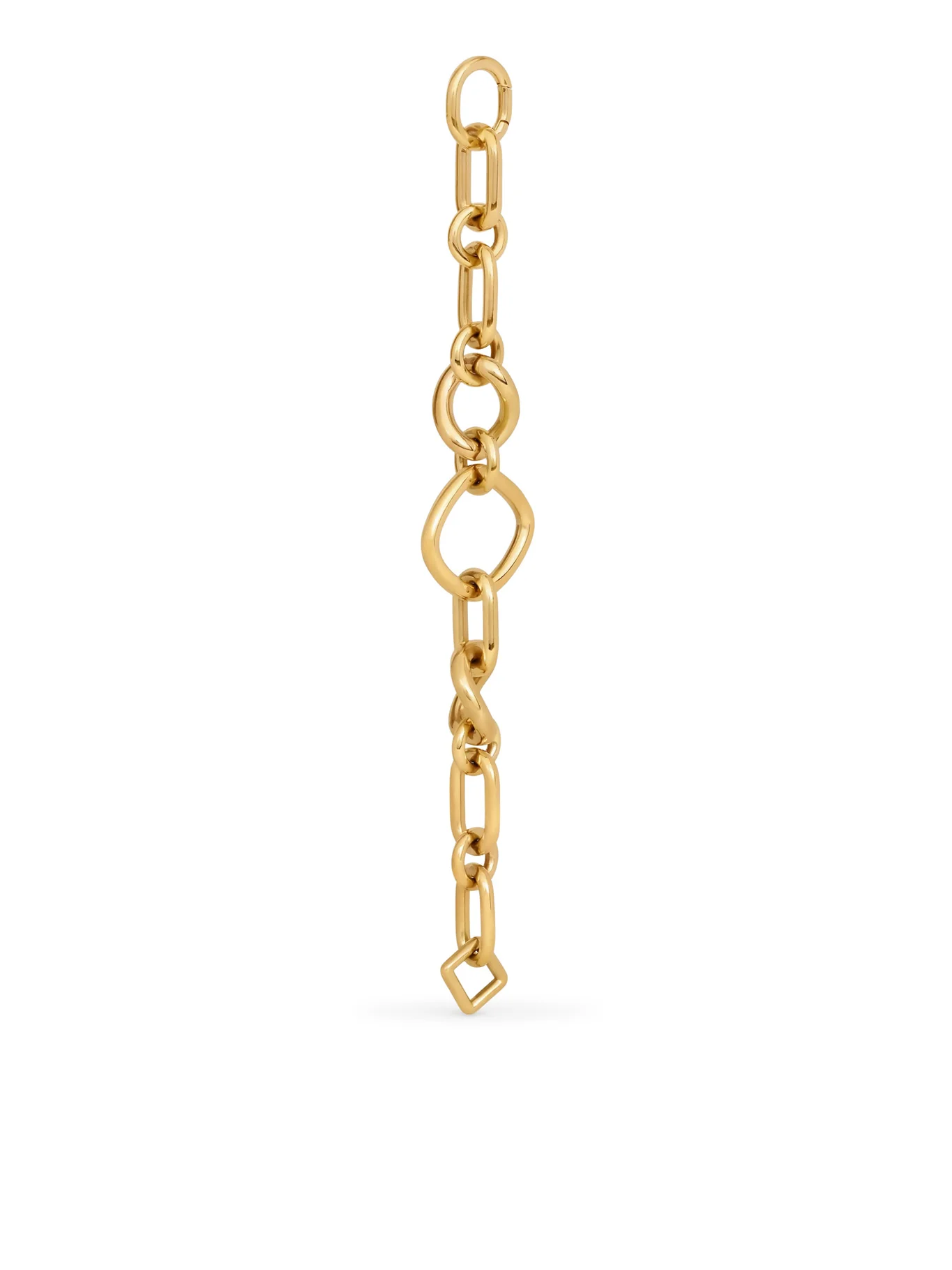 CELINE CHARMS MODERN THIN GOURMETTE IN GOLD-FINISH BRASS - Image 2