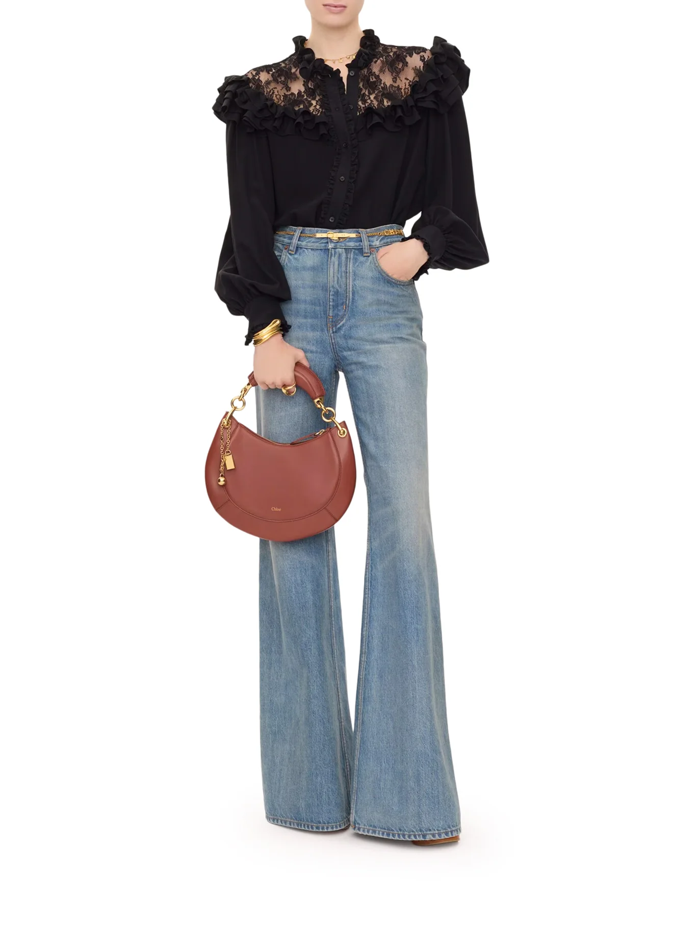 BANANA LEATHER SHOULDER BAG - Image 2