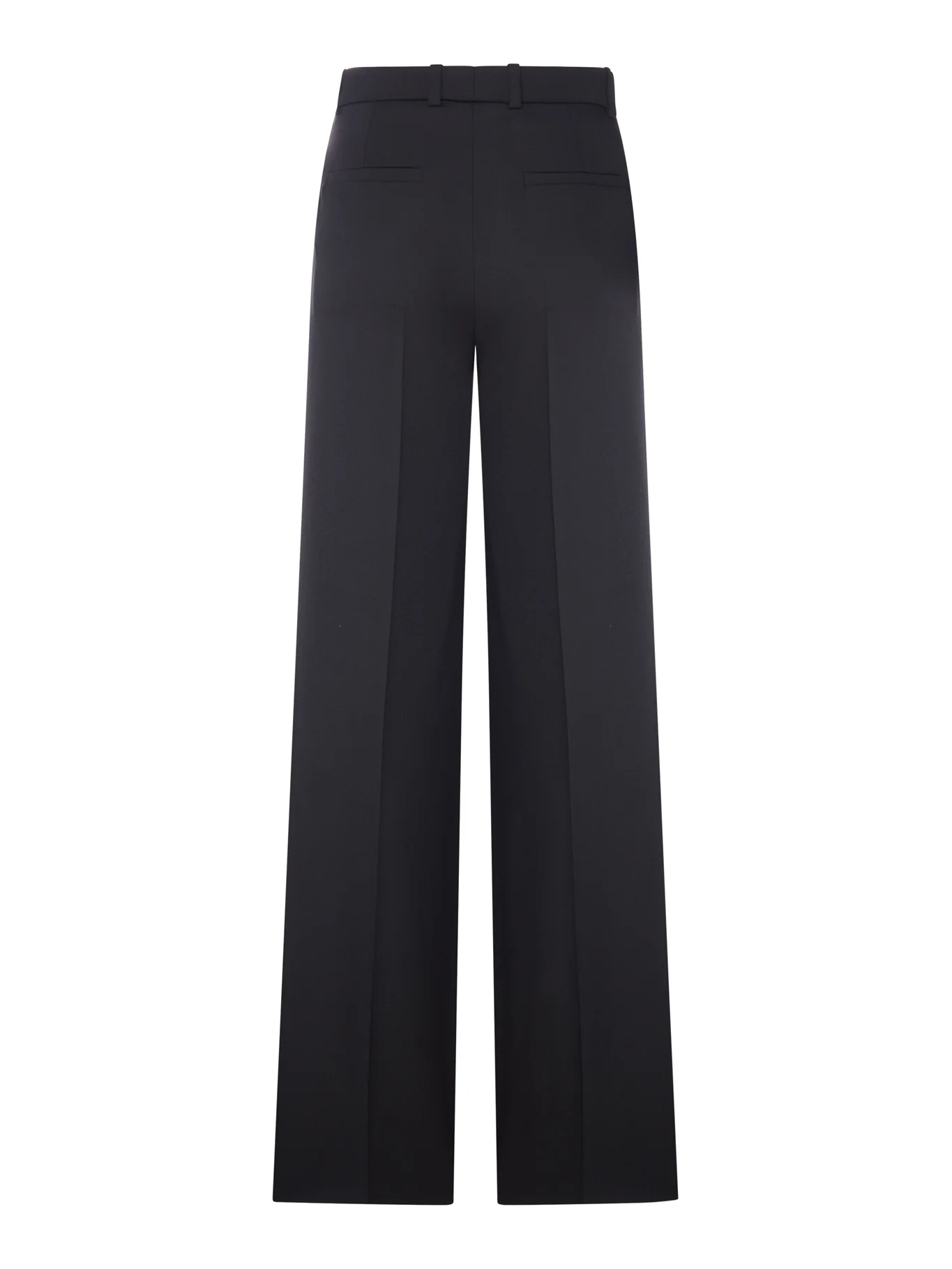 HIGH-RISE FLARED PANTS IN WOOL GRAIN DE POUDRE - Image 5