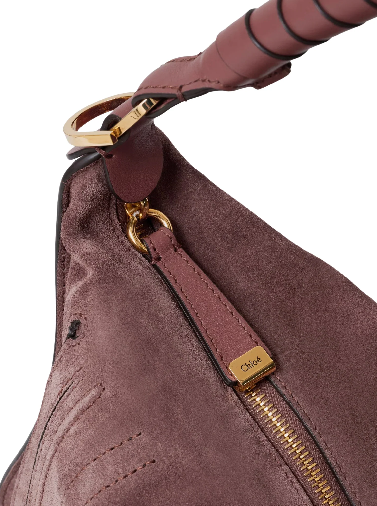 MARCIE SMALL SUEDE SHOULDER BAG - Image 7