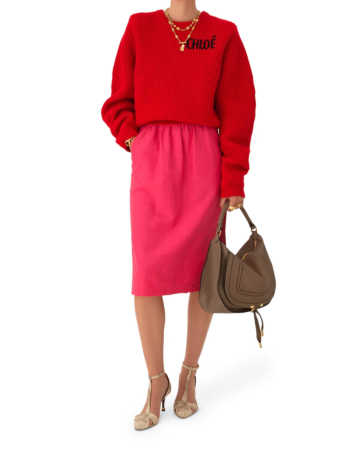 MARCIE SOFT LEATHER SHOULDER BAG - Image 3