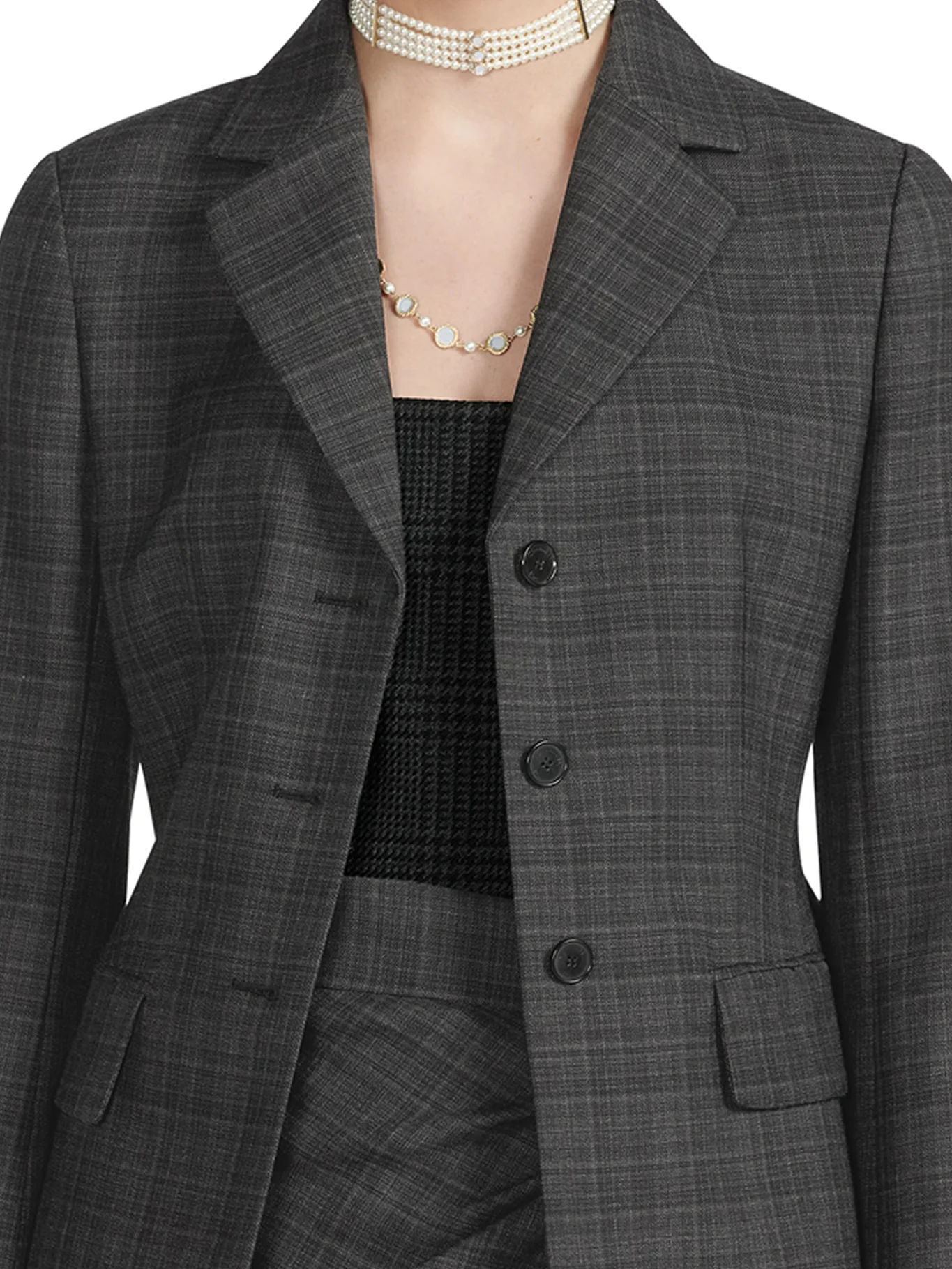 BAR JACKET MELANGE - Image 5