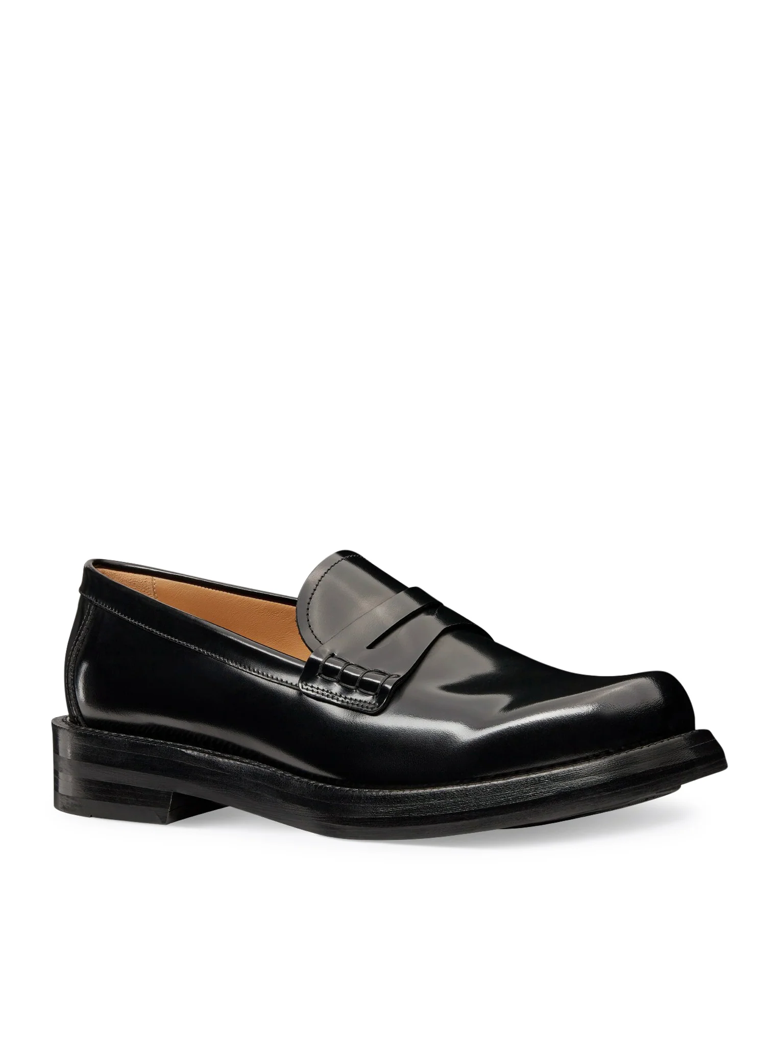 Black shiny calf leather - Image 2
