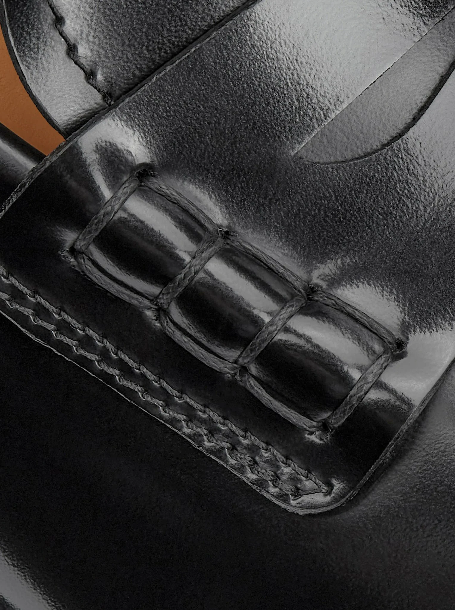 Black shiny calf leather - Image 7