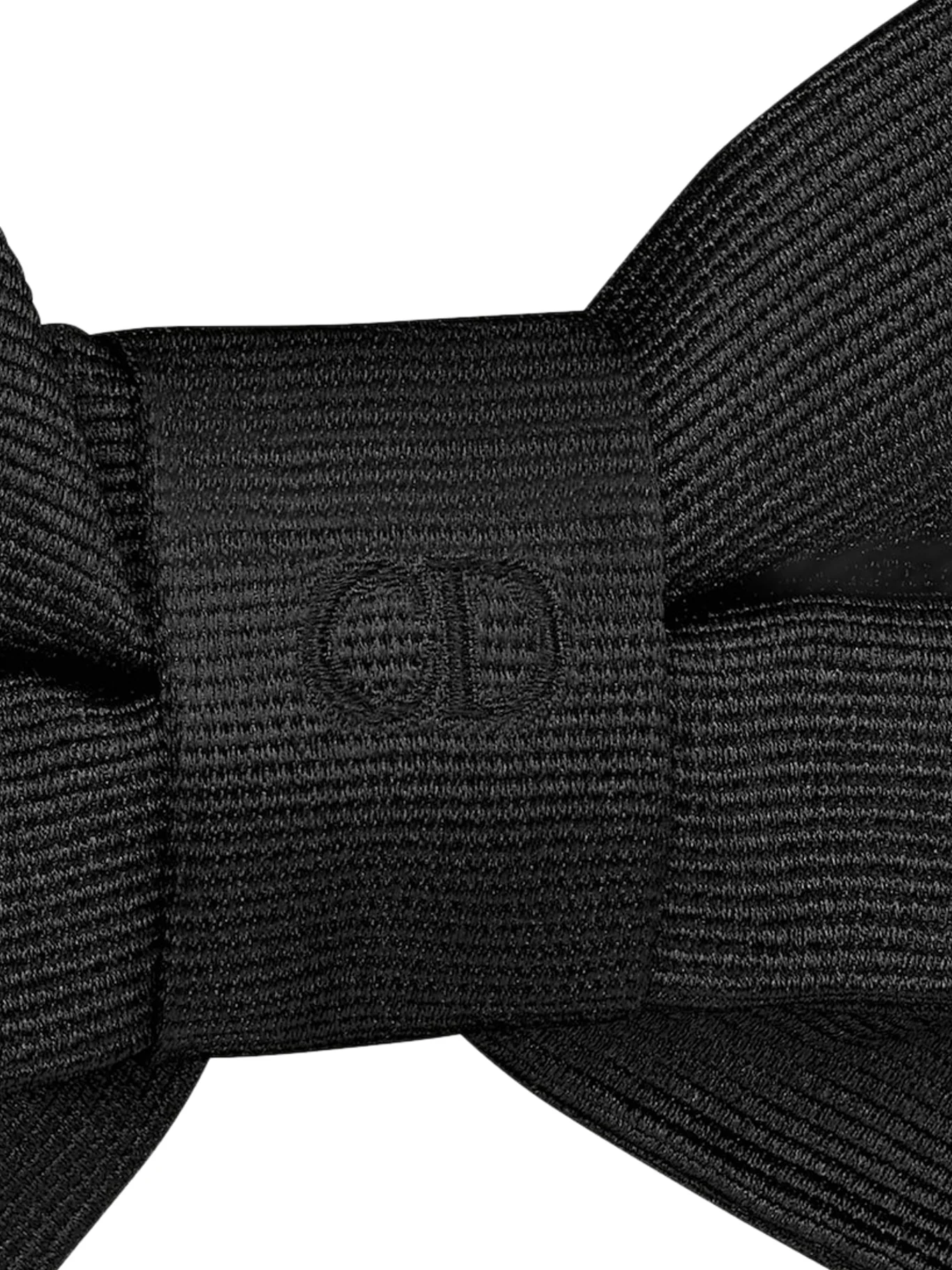 BLACK SILK BOW TIE - Image 3