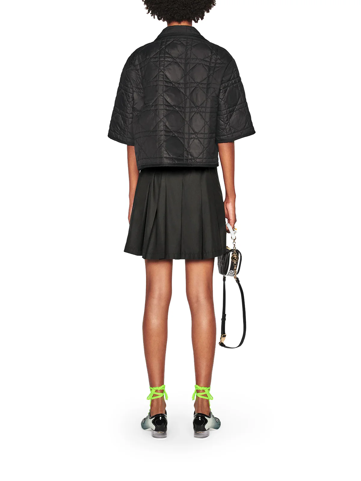 BLOUSE WITH SHORT SLEEVES MACROCANNAGE - Image 5