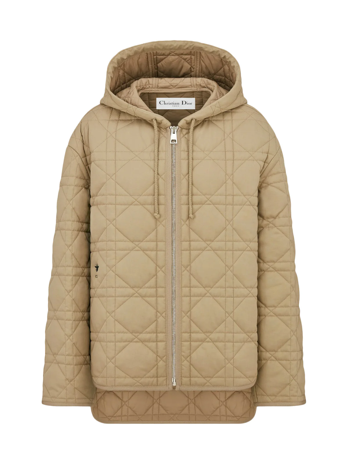 CABAN WITH MACROCANNAGE HOOD - Image 2