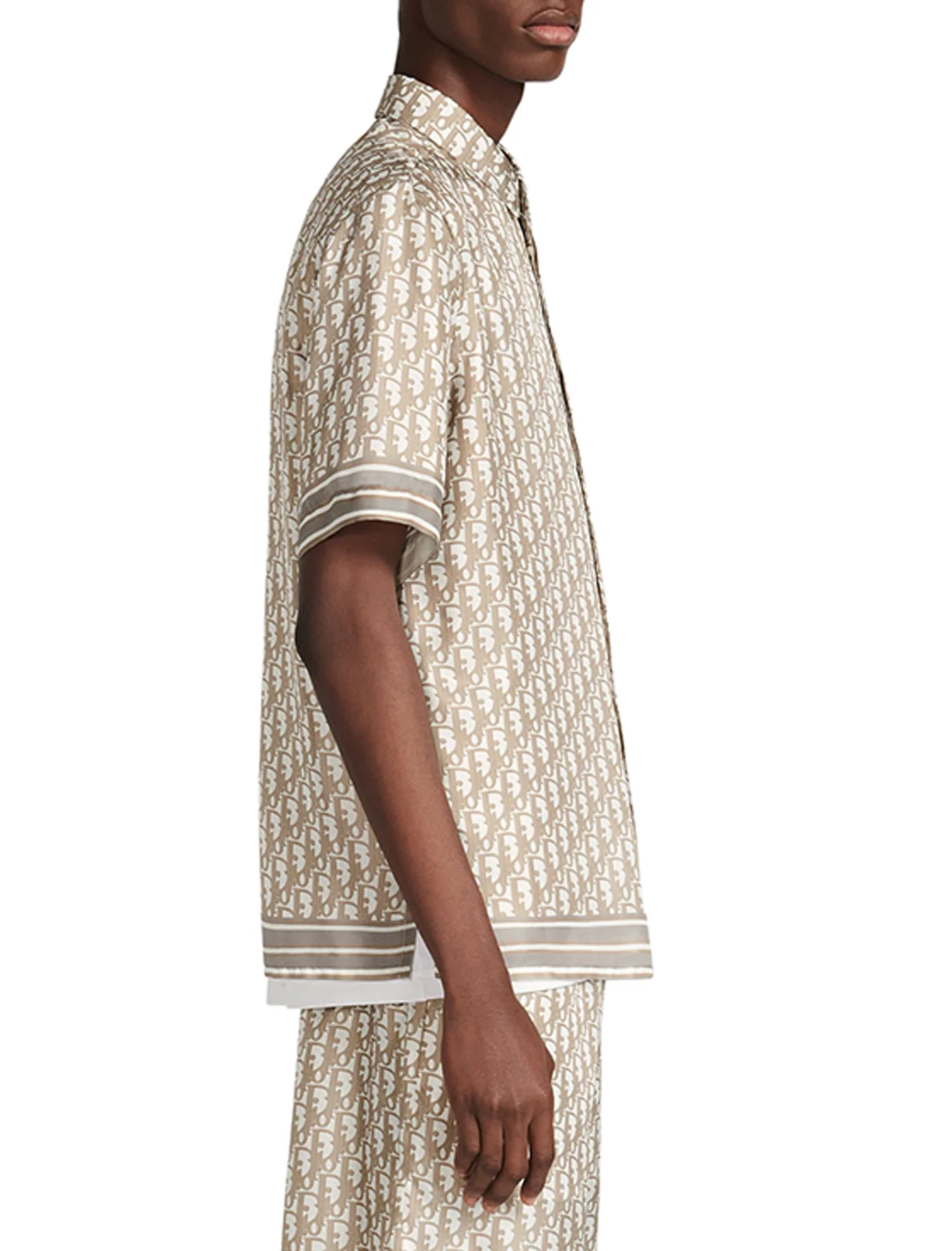 CAMICIA A MANICHE CORTE DIOR OBLIQUE - Image 3
