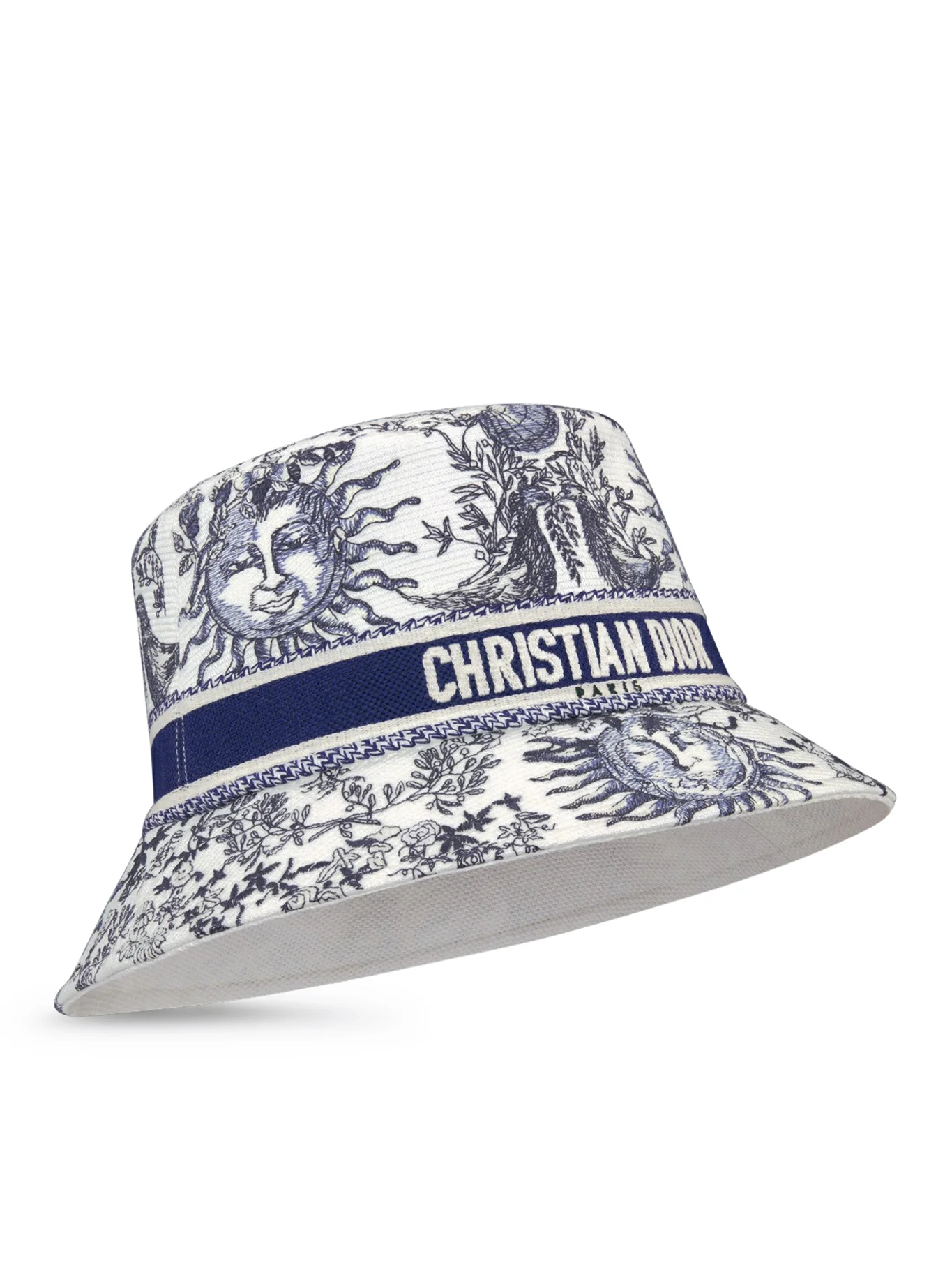 Cappello da pescatore D-Bobby Toile de Jouy Soleil a tesa stretta - Image 2