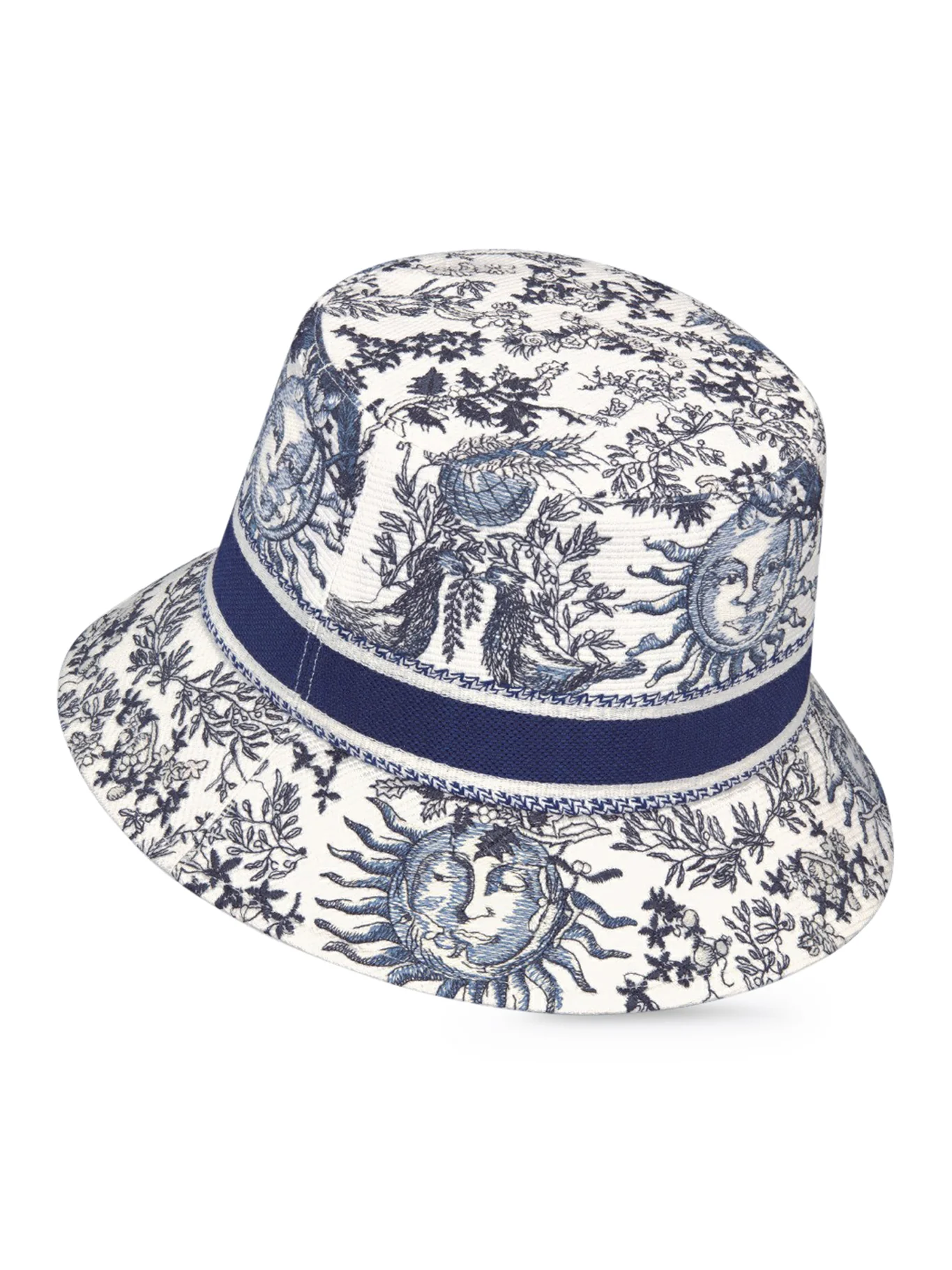 Cappello da pescatore D-Bobby Toile de Jouy Soleil a tesa stretta - Image 3
