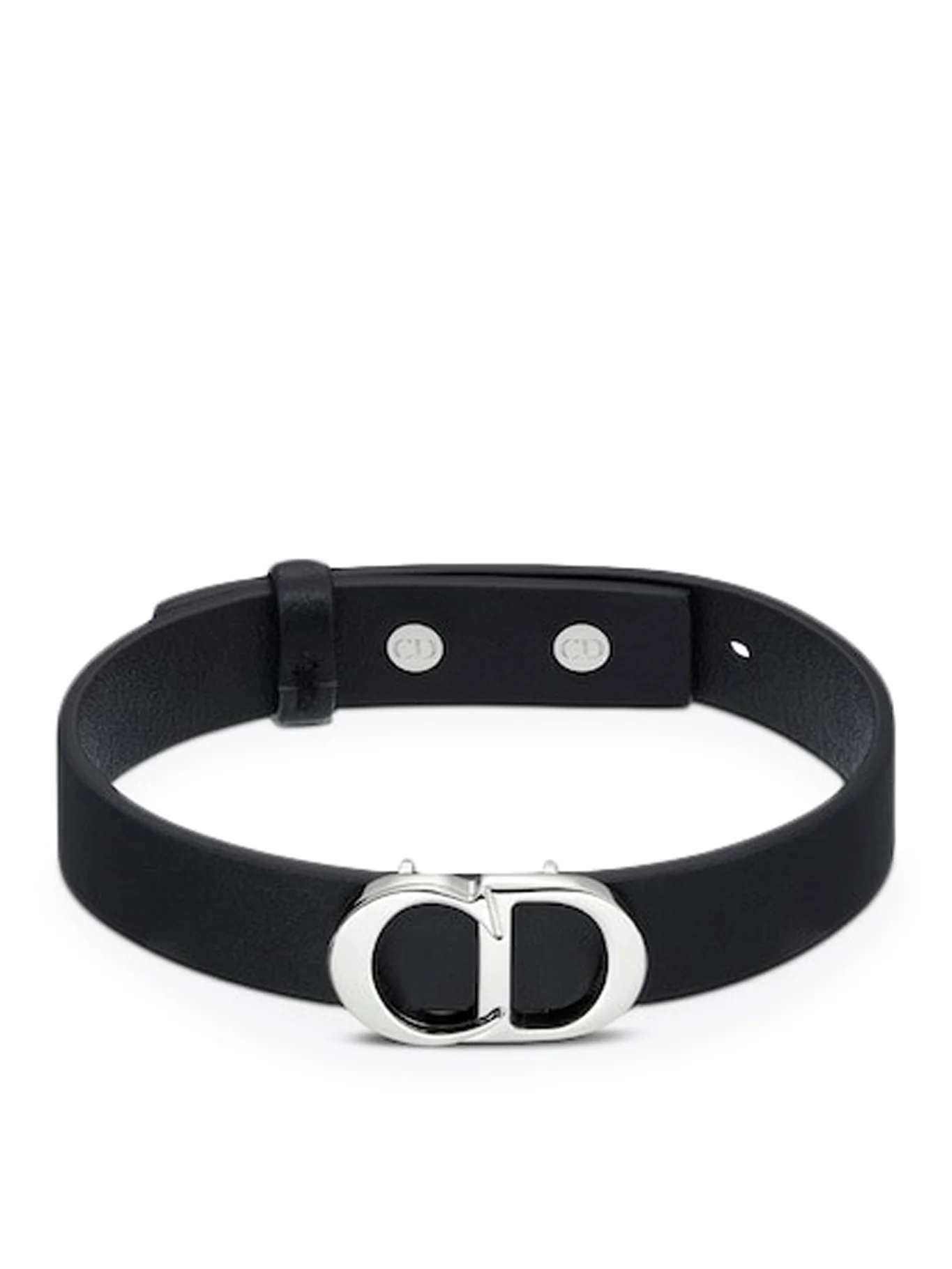 CD ICON LEATHER BRACELET