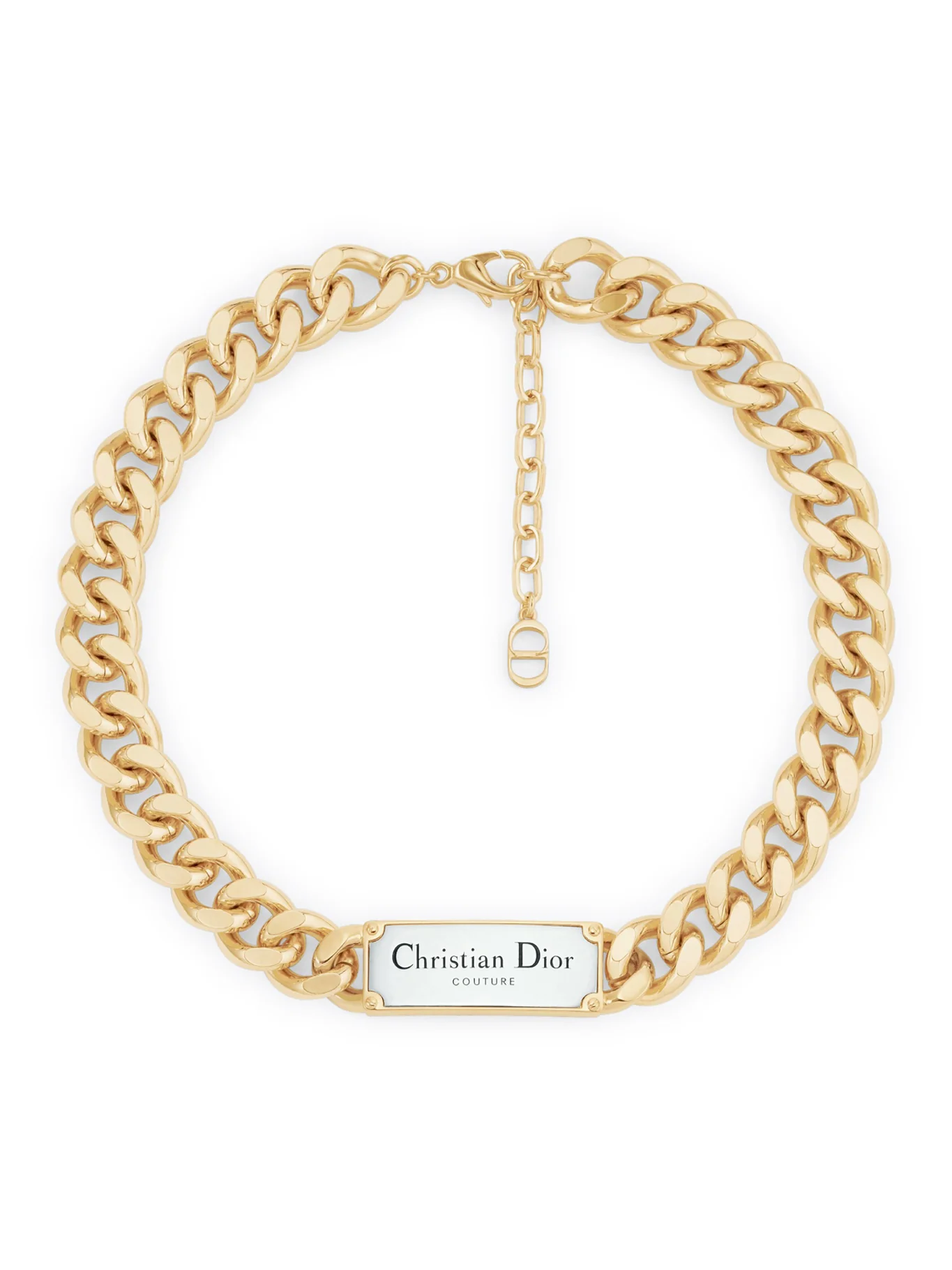 CHRISTIAN DIOR COUTURE KNIT NECKLACE
