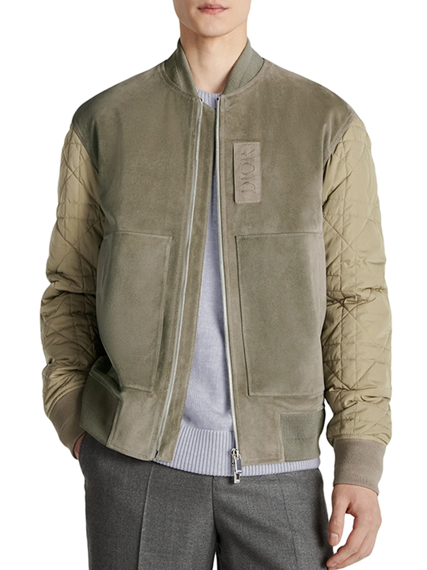 COLLEGE STYLE ZIPPERED JACKET - Image 2