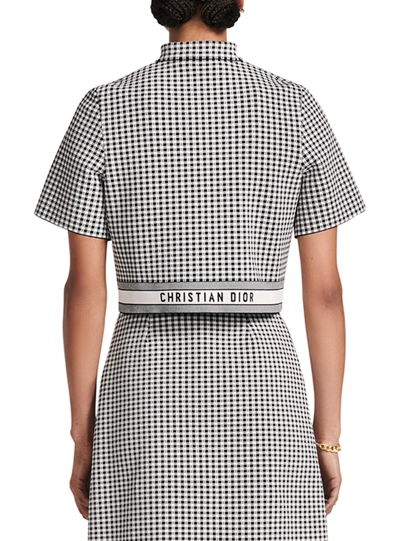 CROPPED JACKET VICHY - Image 4