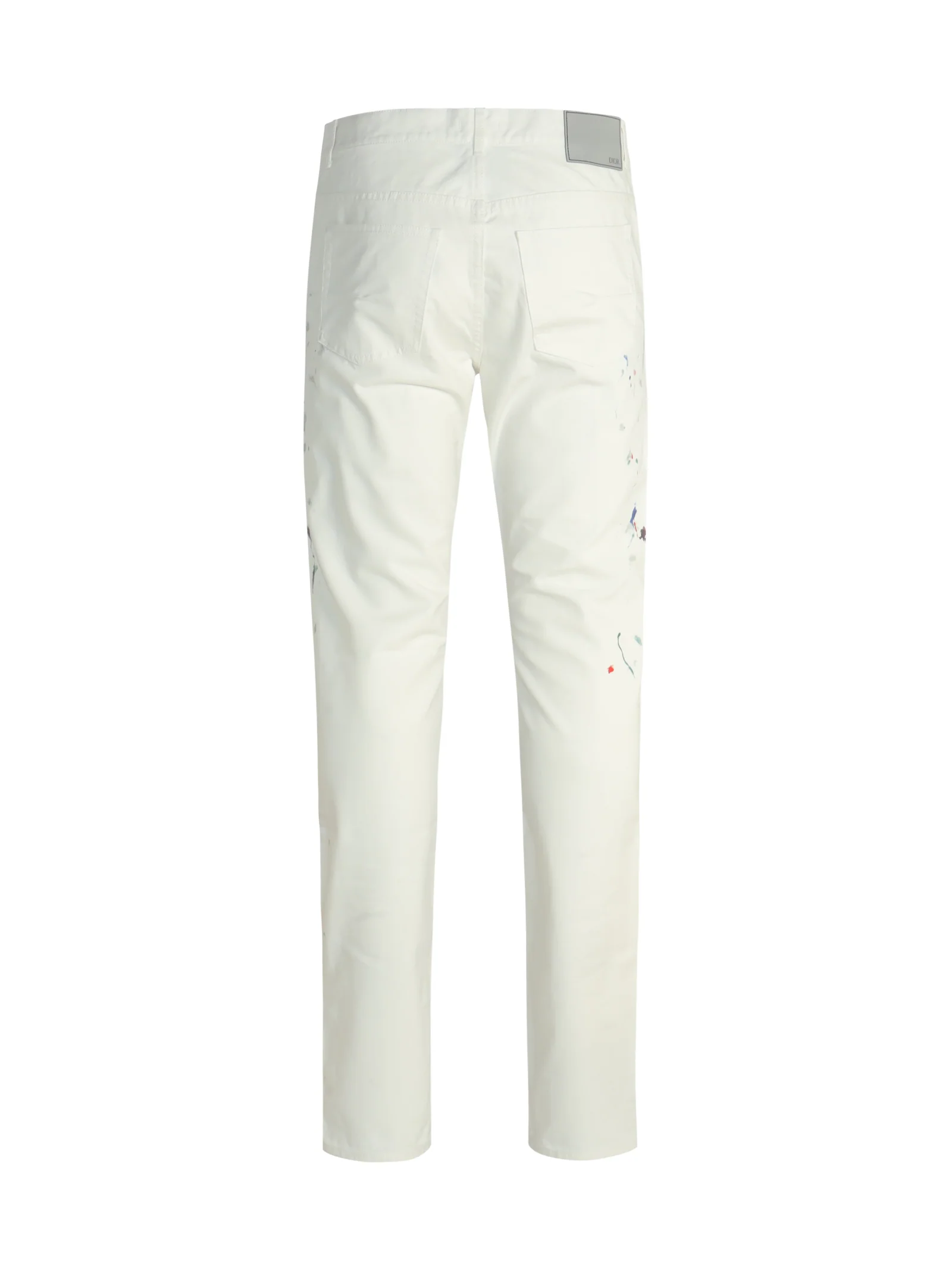 denim with paint splash print - Image 2