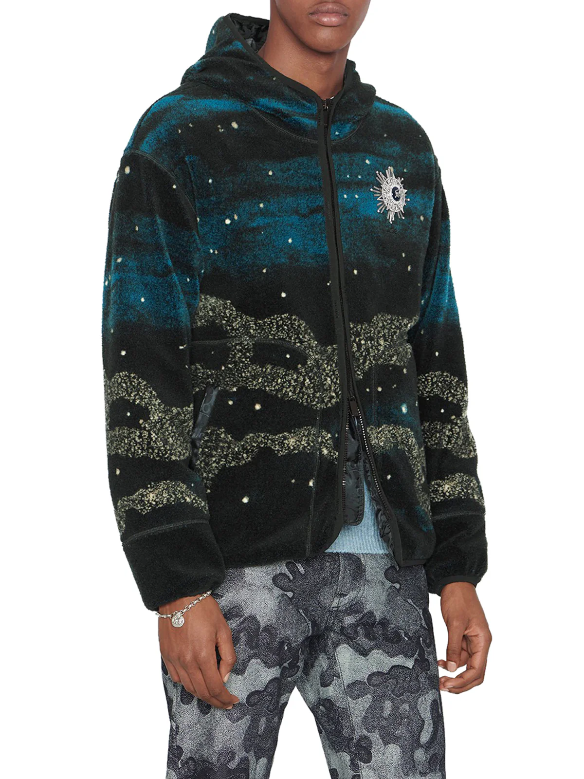 DIOR AND PETER DOIG ZIPPED HOODED BLOUSON - Image 4