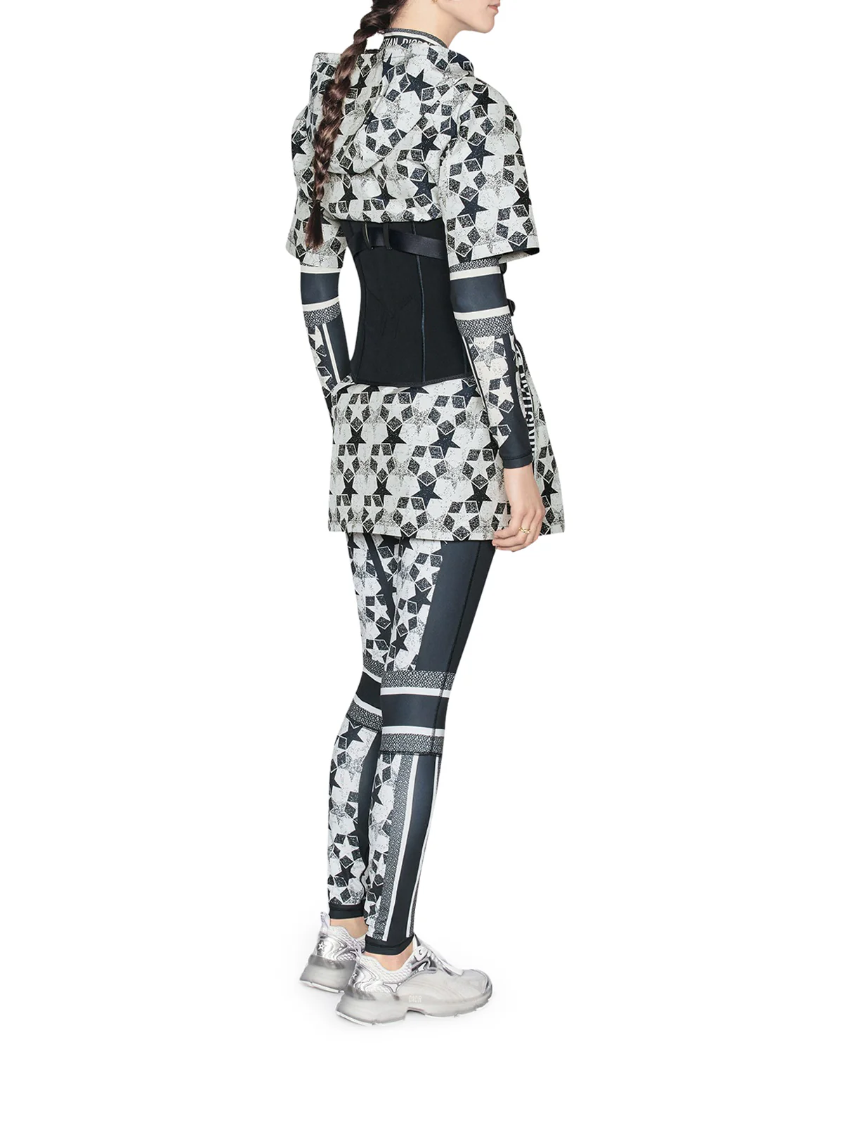 Dior Étoile navy blue technical jersey leggings - Image 3