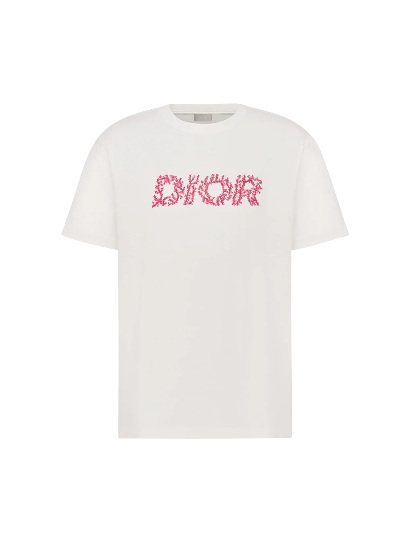 DIOR Italic T-shirt with coral motif