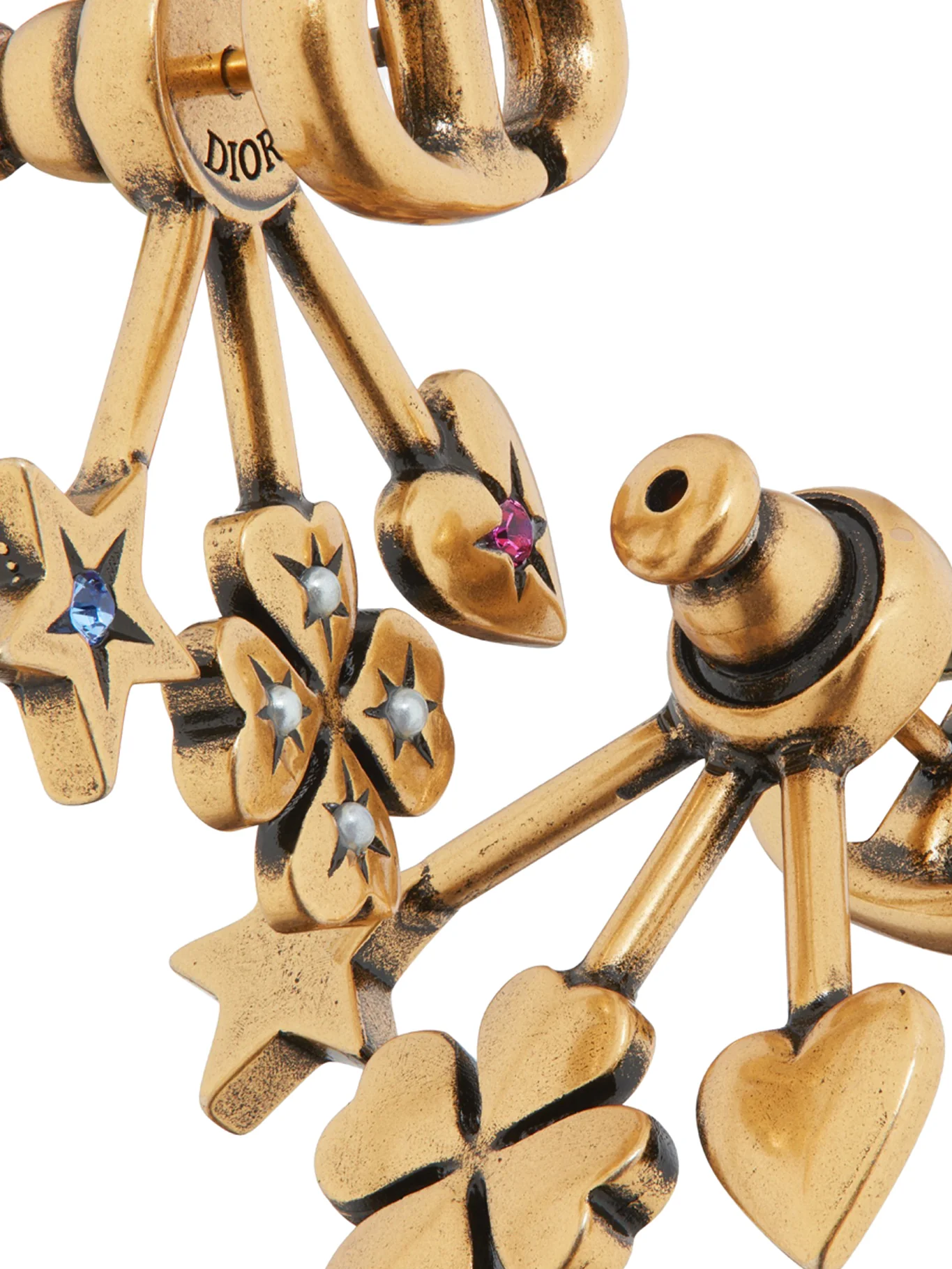 Dior Lucky Charms earrings - Image 4