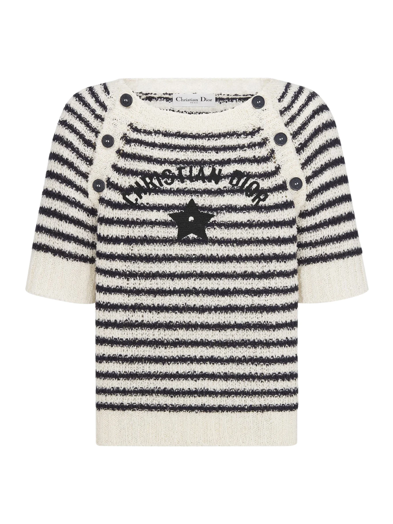Dior Marinière short-sleeved sweater