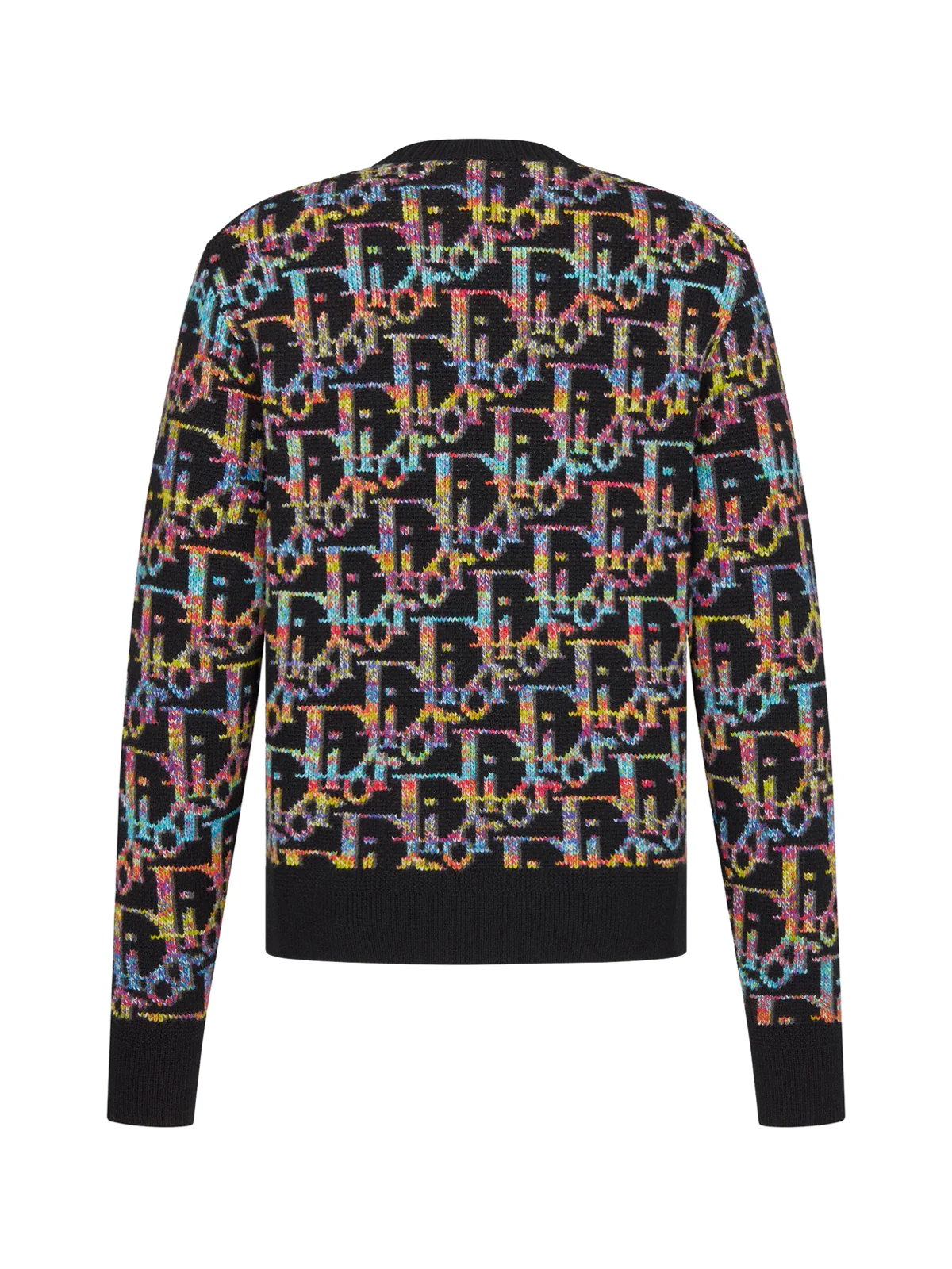 DIOR OBLIQUE black wool jacquard sweater - Image 4