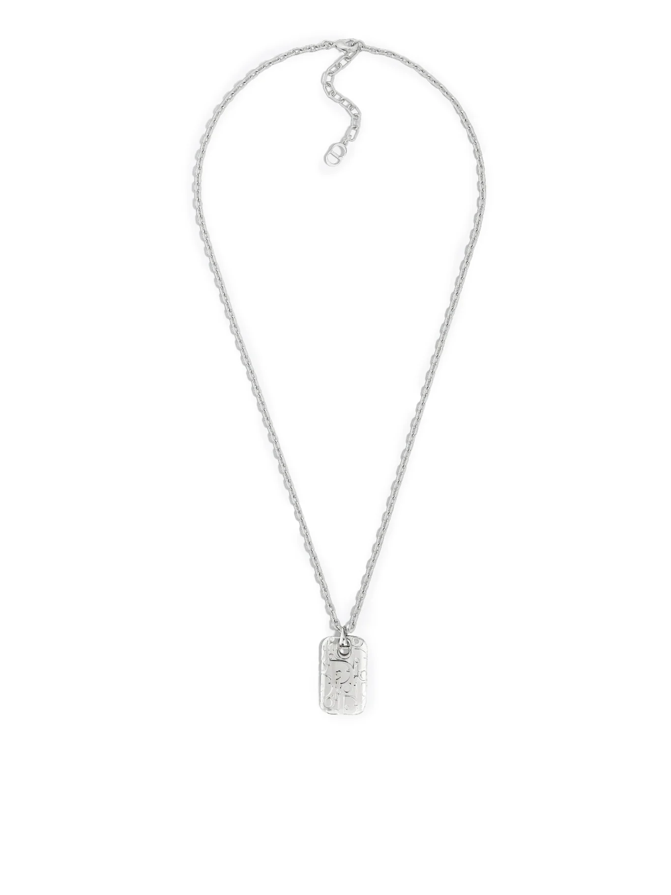 Dior Oblique nameplate necklace