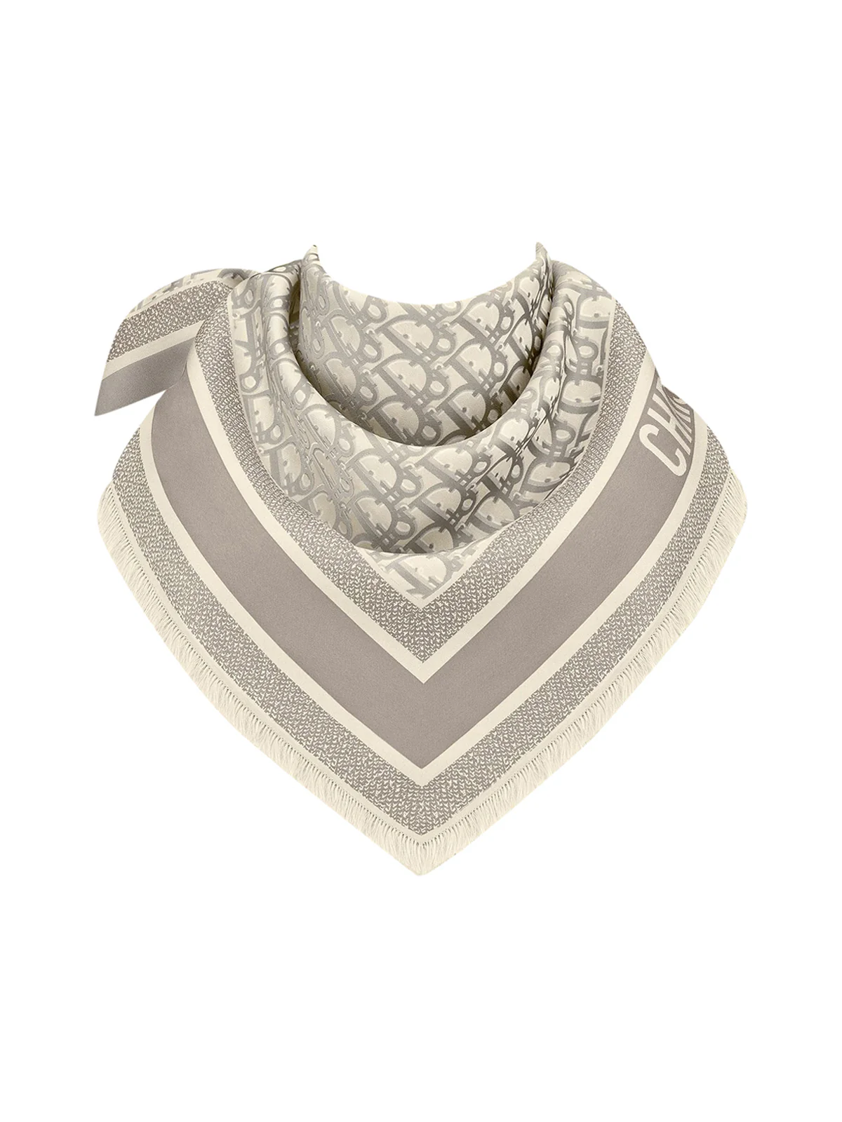 DIOR OBLIQUE SQUARE SCARF - Image 3
