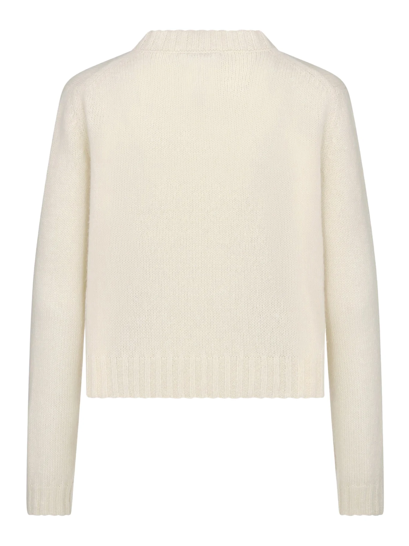 Ecru cashmere and silk sweater with blue Miss Dior Graffiti motif - Image 2