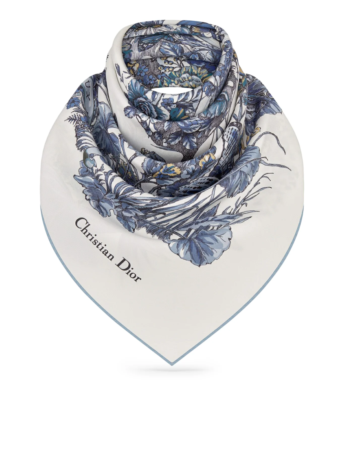 FOULARD QUADRATO BUTTERFLY AROUND THE WORLD 90 - Image 2