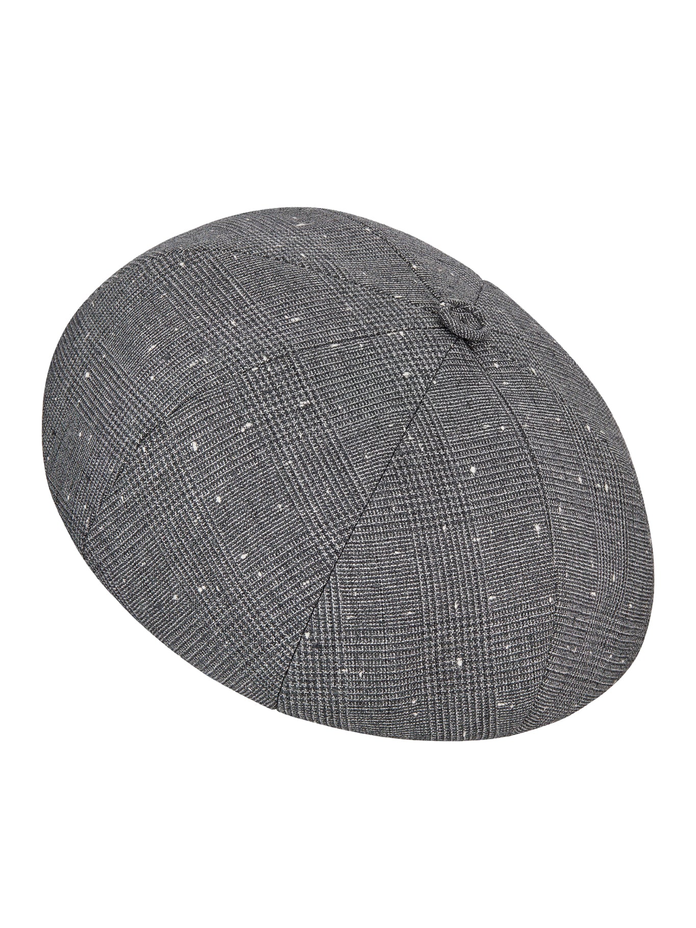 Gray wool blend canvas with Prince of Wales motif - Image 2