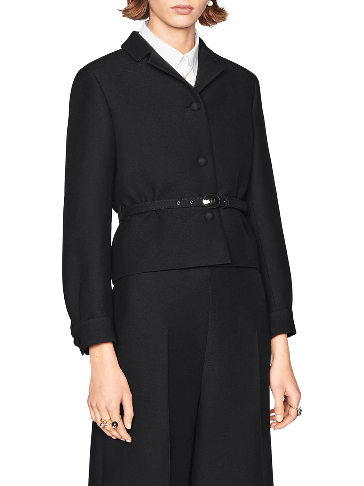 JACKET CROPPED V08 WITH DIOR BELT - Image 5