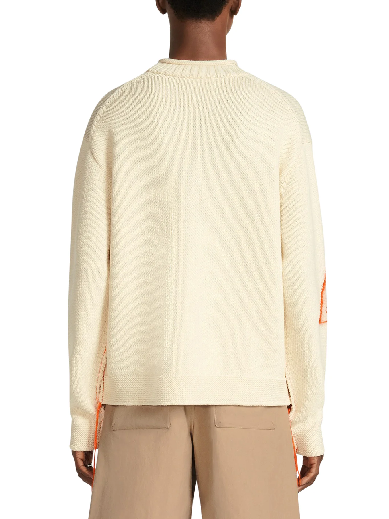 Jacquard sweater in wool and mohair blend - Image 4