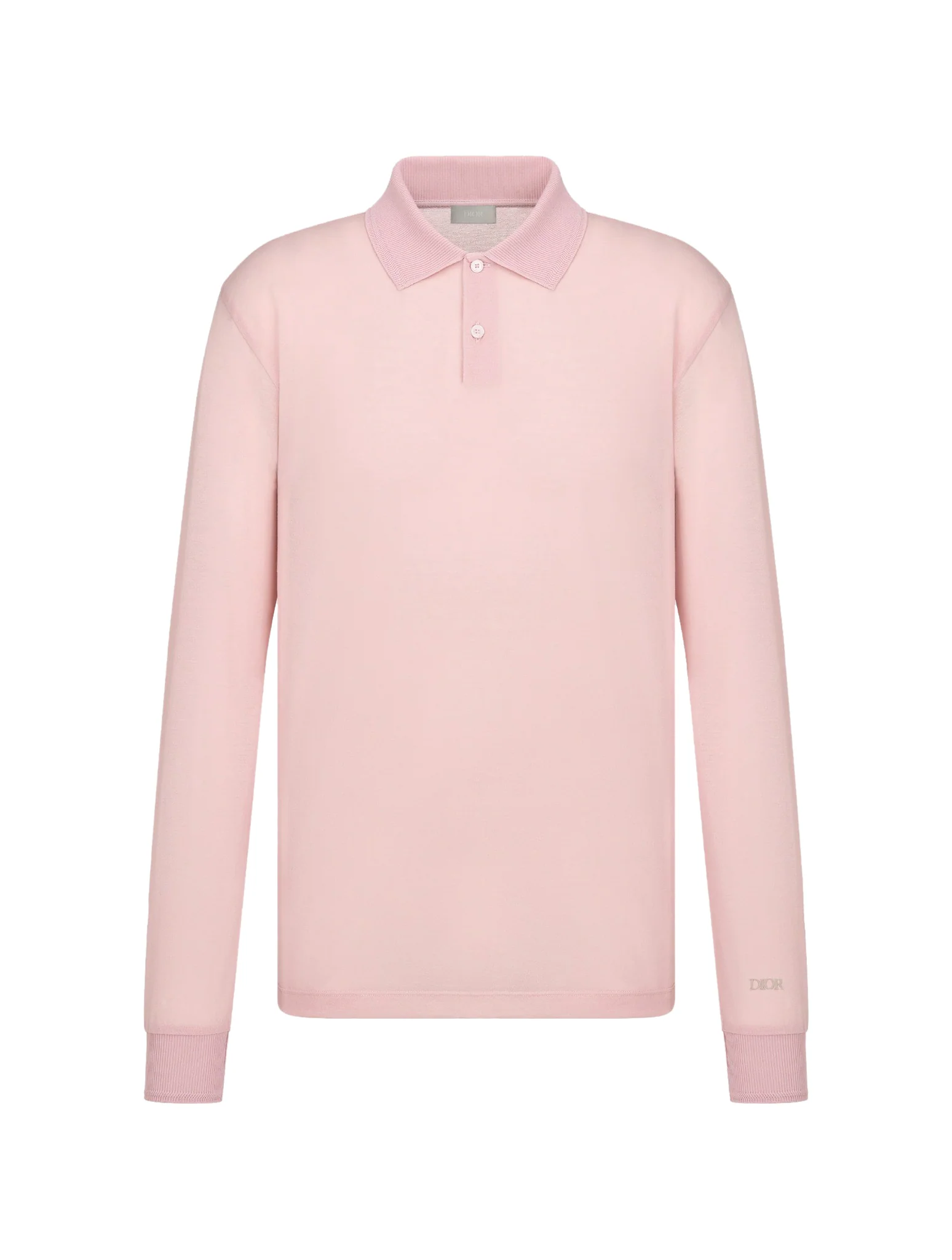 LONG SLEEVED POLO SHIRT WITH COMFORTABLE FIT